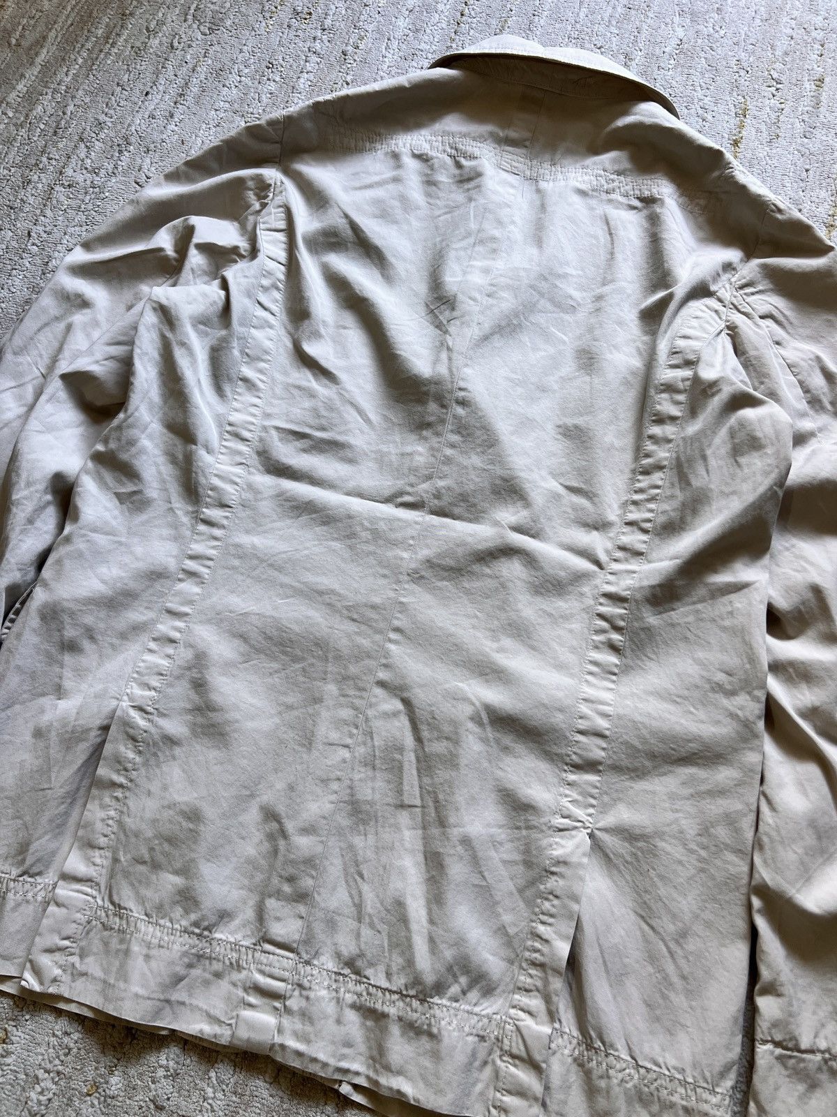Dries Van Noten Dries Van Noten Beige 3 Button Light Jacket Size US M / EU 48-50 / 2 - 8 Thumbnail