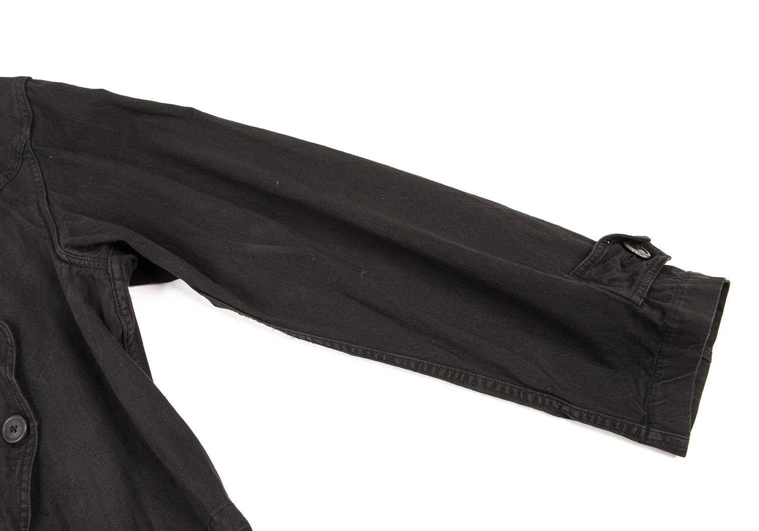 Issey Miyake Cotton Military Hoodie Jacket in Black Size S-M Size US S / EU 44-46 / 1 - 6 Thumbnail