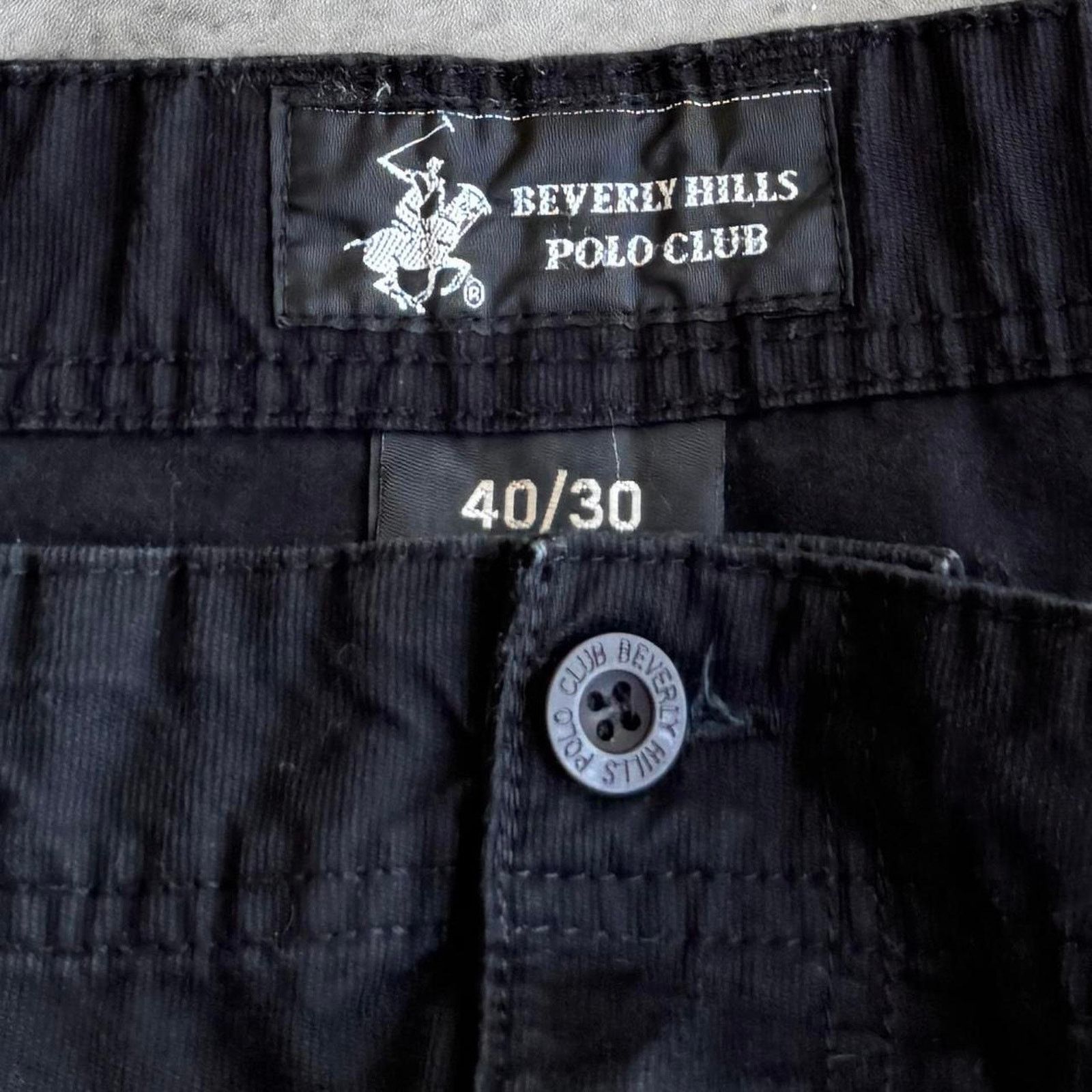 Beverly Hills Polo Club × JNCO Beverly Hills Polo Club Black Opium Baggy Cargo Pants Size US 40 / EU 56 - 3 Thumbnail