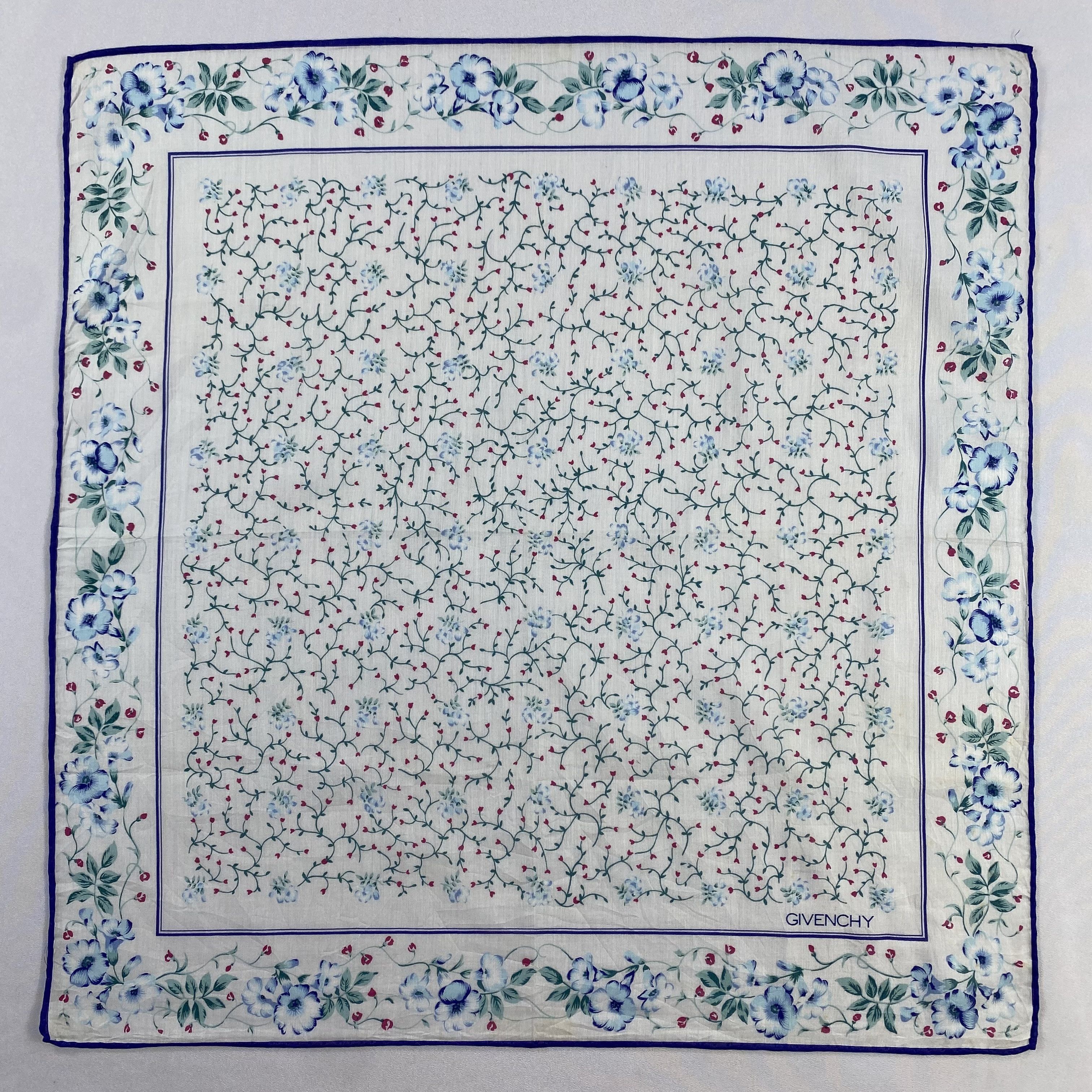 Vintage Givenchy Bandana/ Handkerchief / Neckerchief-P1530 Size ONE SIZE - 1 Thumbnail