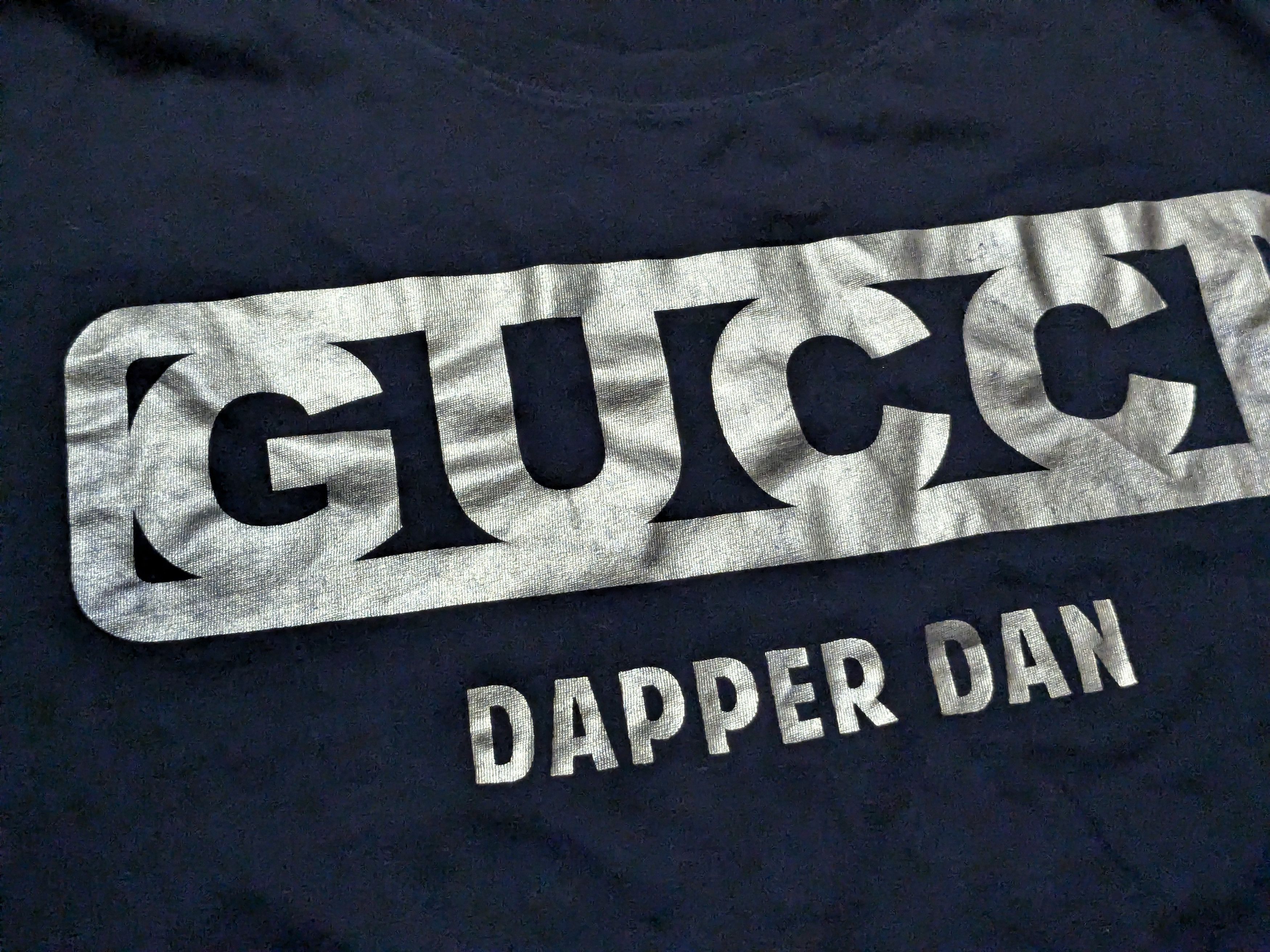 Dapper Dan Gucci Dapper Dan Tshirt Gold Black Medium Short Sleeve Size US M / EU 48-50 / 2 - 3 Thumbnail