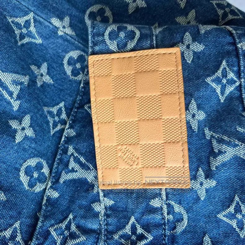 Louis Vuitton Louis Vuitton Blue presbyopic denim shorts Size US 28 / EU 44 - 5 Thumbnail