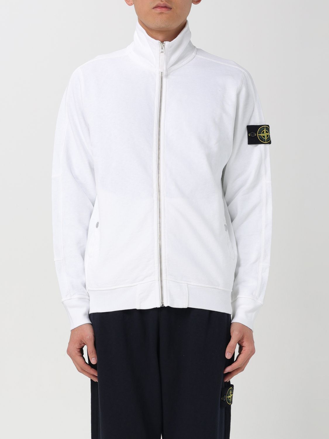 image of Stone Island Sweatshirt Men White (Size Large)