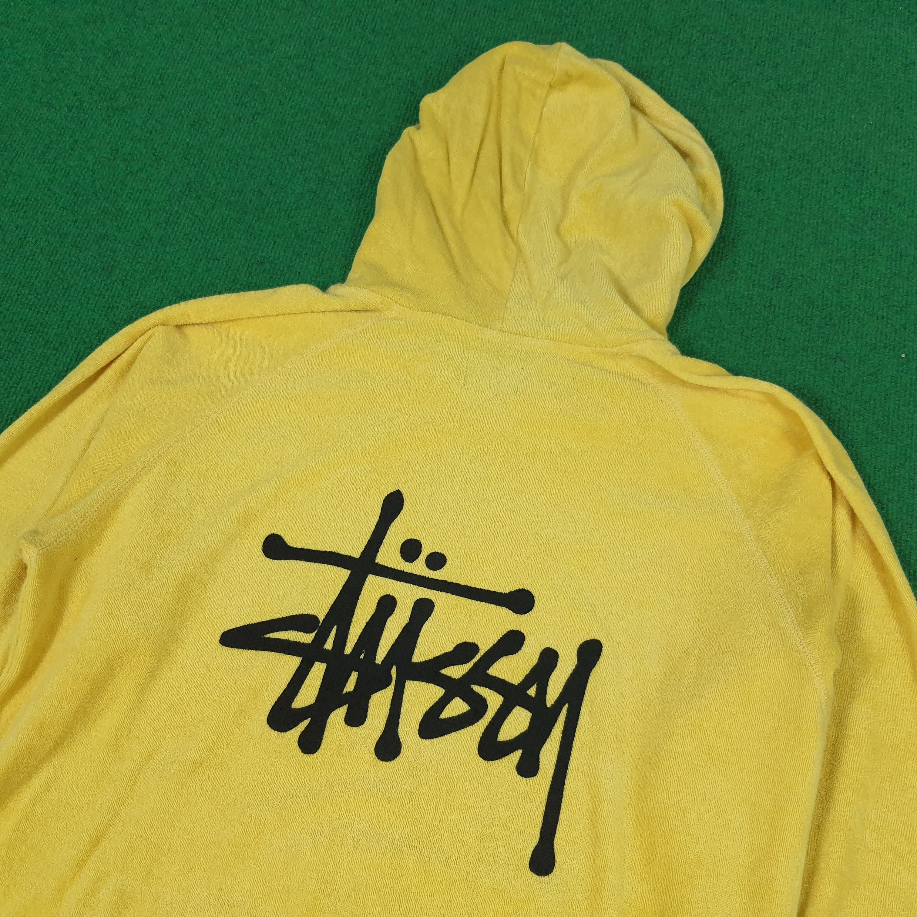 Stussy × Vintage Vintage Stussy Fleece Full Zipper Hoodies Custom Logo Size US M / EU 48-50 / 2 - 2 Thumbnail