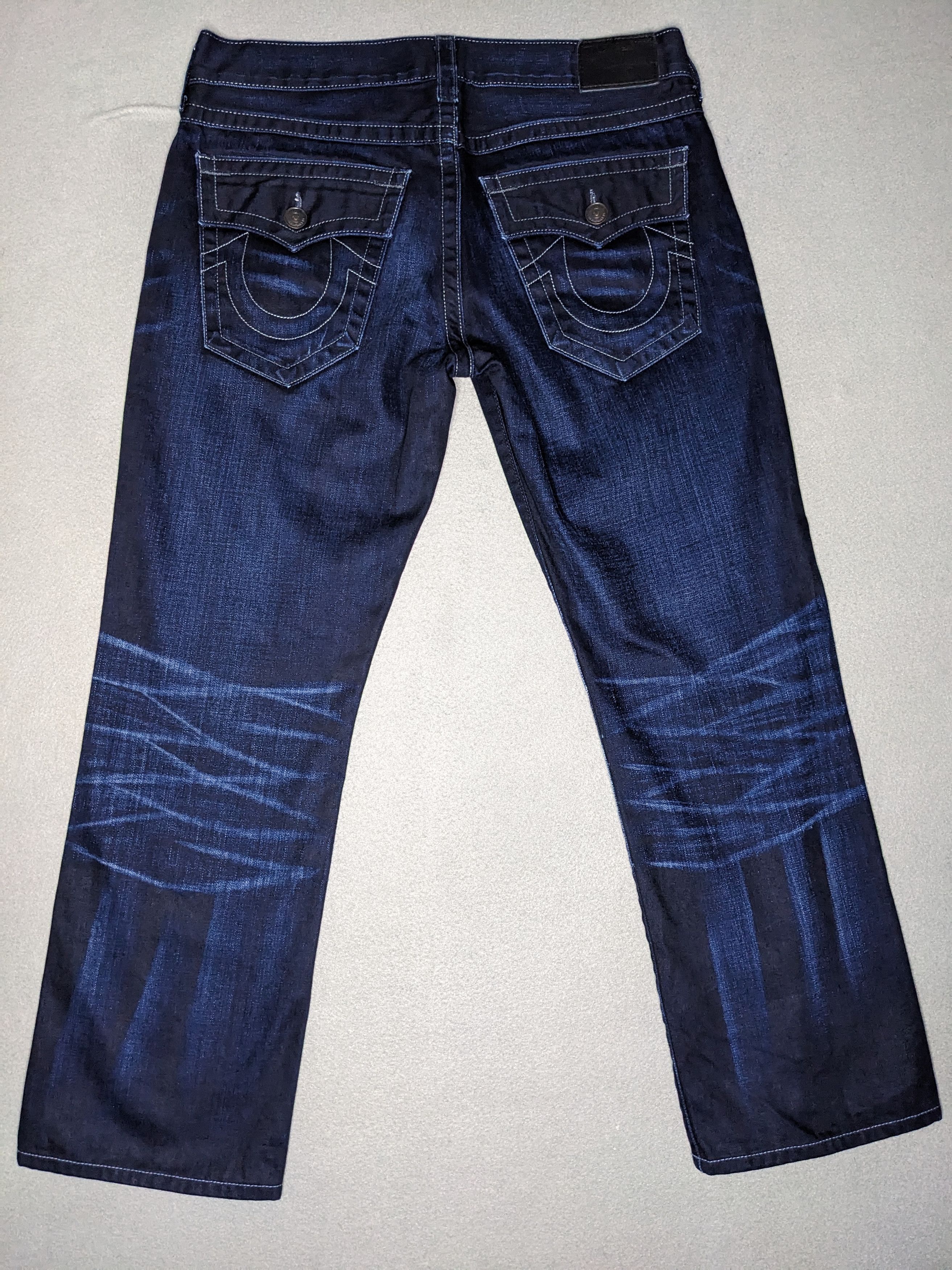 True Religion True Religion Ricky Jeans 34x29 Y2K Whiskered Made USA Size US 34 / EU 50 - 1 Thumbnail