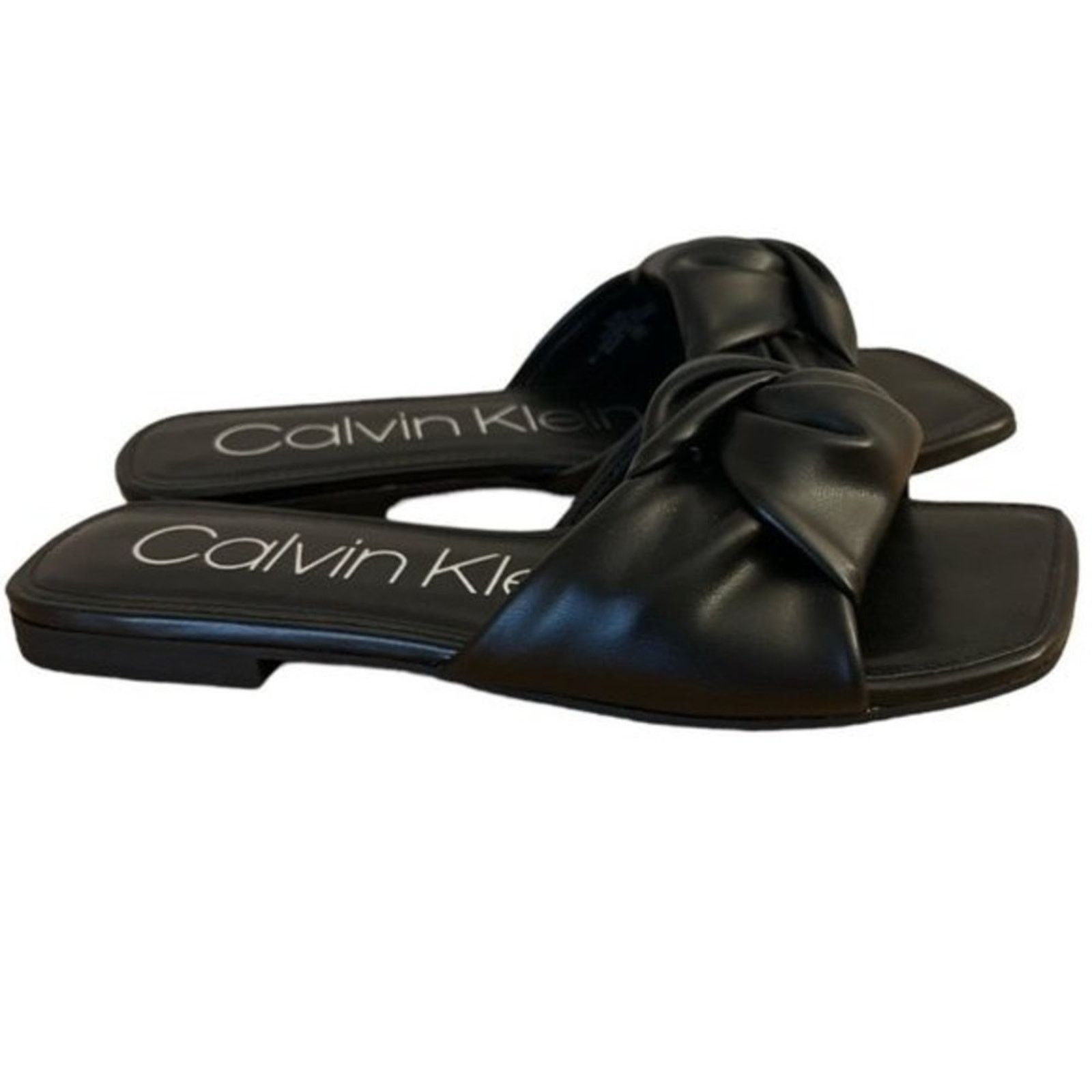 Calvin Klein Calvin Klein Black Mokio Slide Sandals, US6.5M Size US 6.5 / IT 36.5 - 2 Thumbnail