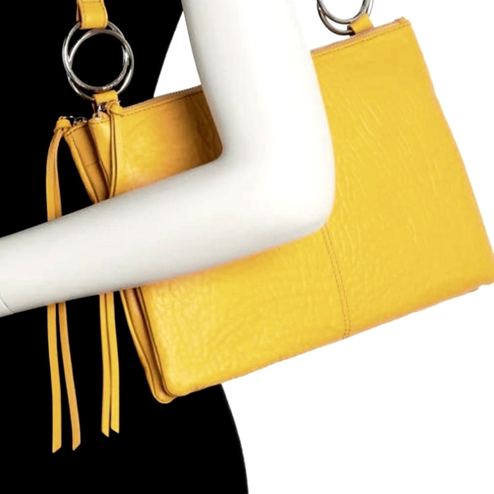 Vince Camuto Vince Camuto Livy Leather Shoulder Bag - Mango Sorbet Size ONE SIZE - 3 Thumbnail