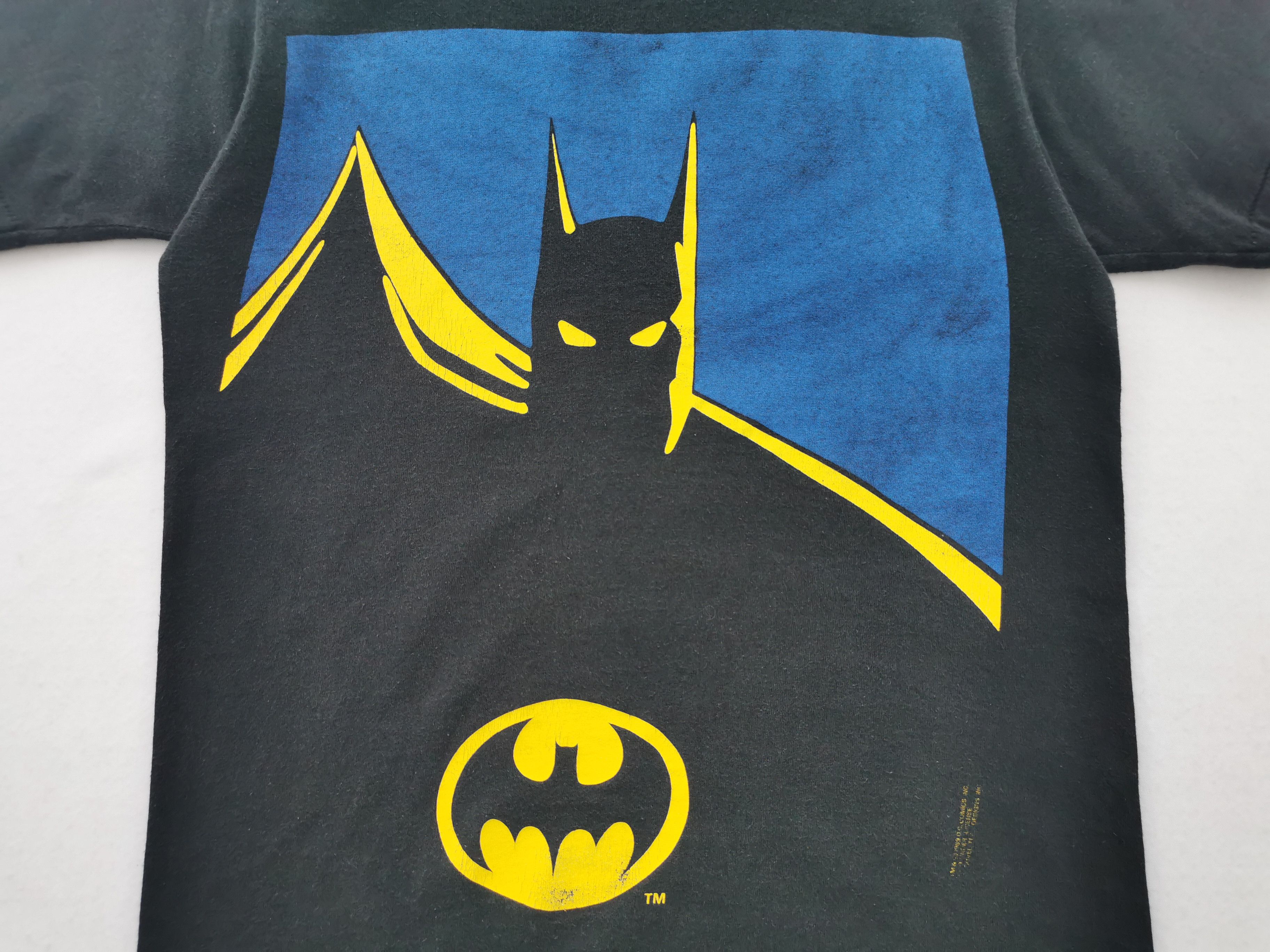 Vintage Vintage 80's Batman DC Cartoon Big Print Tee T Shirt Size M Size US M / EU 48-50 / 2 - 4 Thumbnail