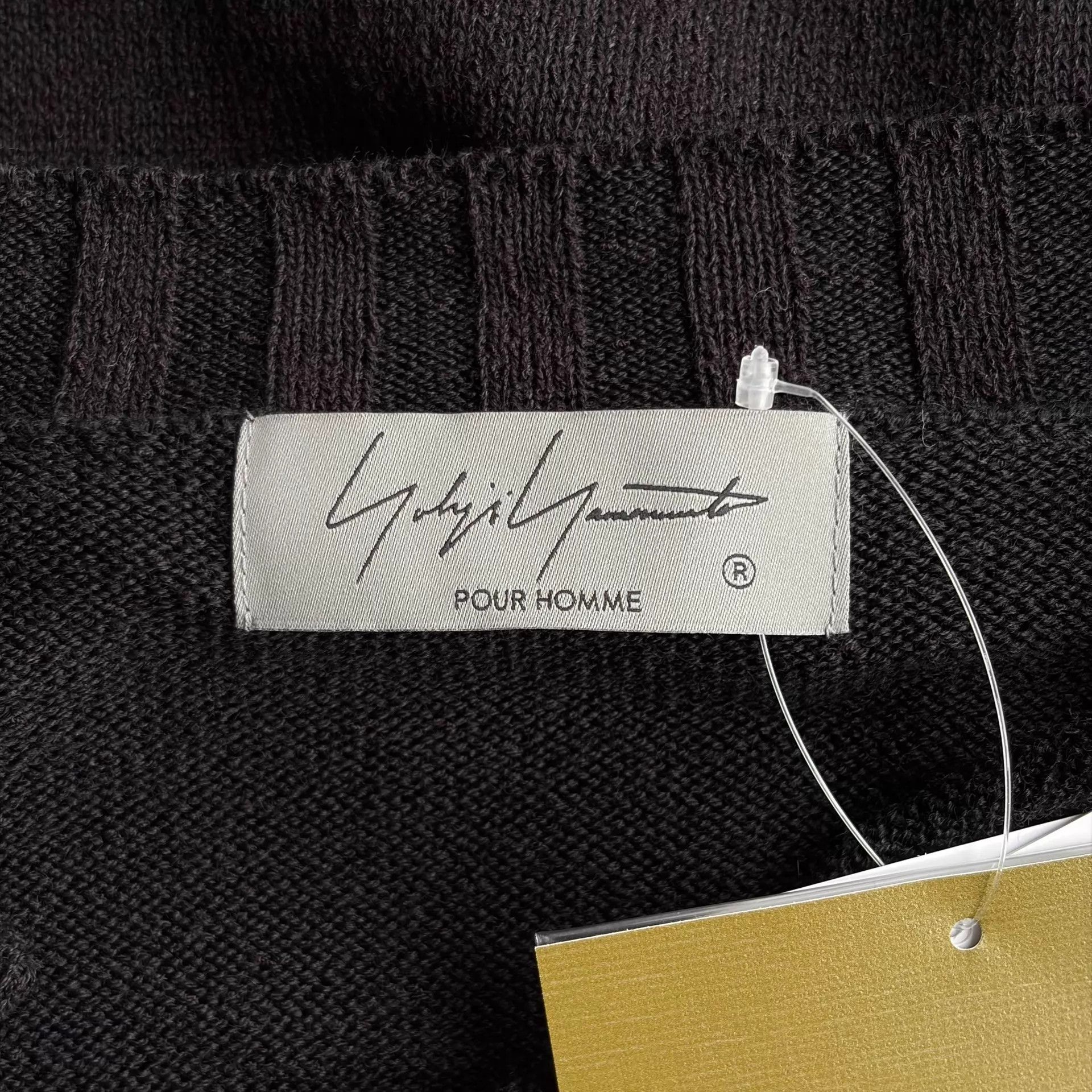 Yohji Yamamoto Yohji Yamamoto 24AW Mens Ripped Knife-Cut Wool Sweater Size US L / EU 52-54 / 3 - 7 Thumbnail