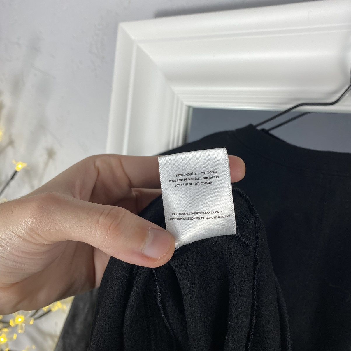 Helmut Lang HELMUT LANG LEATHER AND WOOL SWEATSHIRT Size US S / EU 44-46 / 1 - 7 Thumbnail