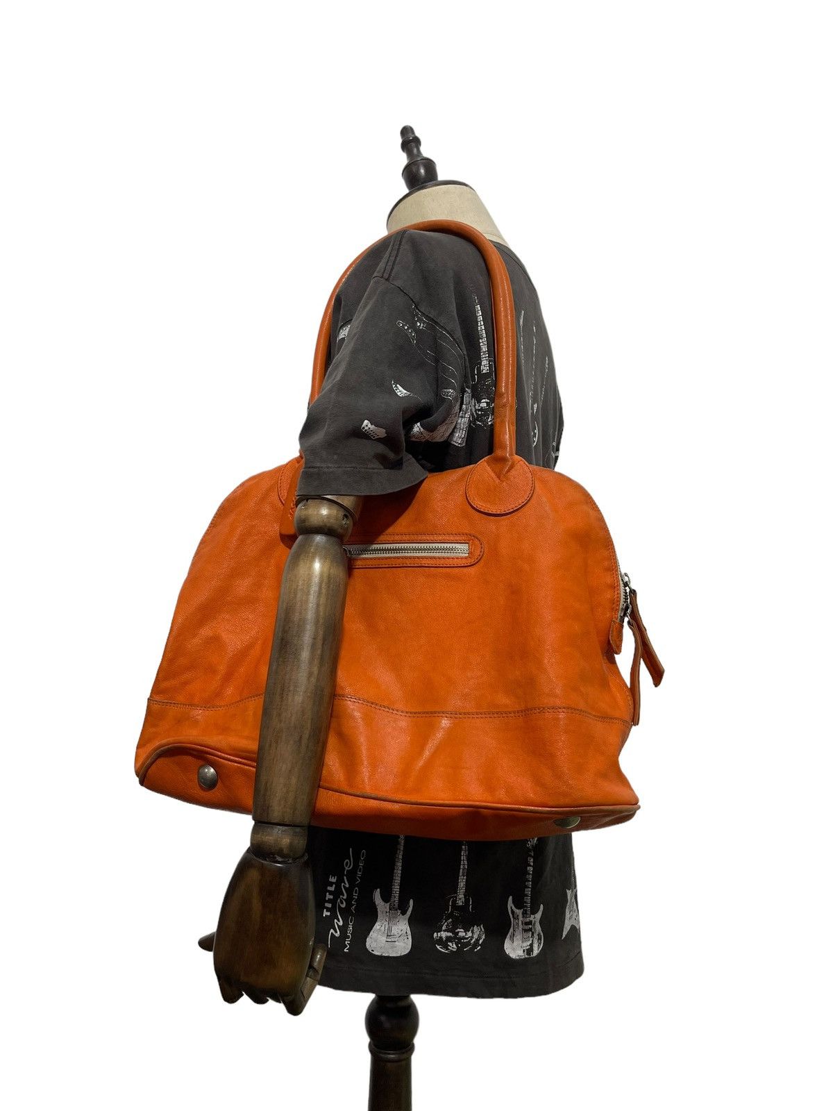 Japanese Brand Full Leather Jacono Italy Shoulder Bag 3🟩 Size ONE SIZE - 2 Thumbnail