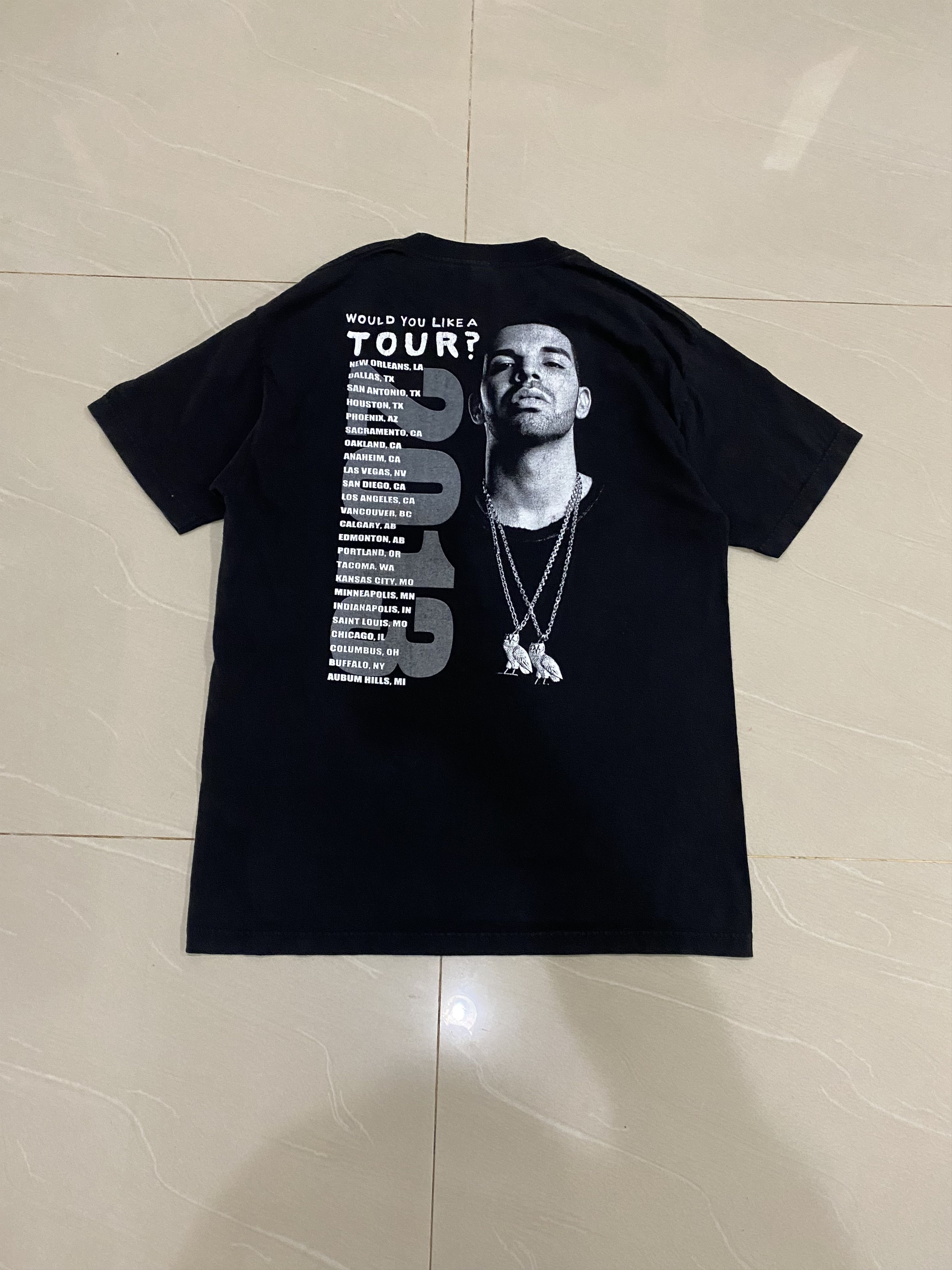 Band Tees Y2k Drake Would You Like A Tour Octber Very Own Size US L / EU 52-54 / 3 - 4 Thumbnail