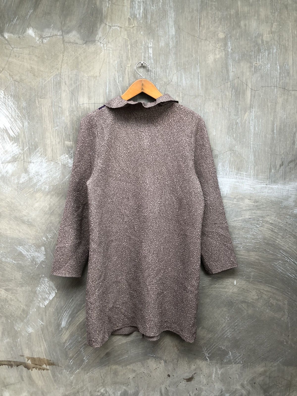 Japanese Brand Unknown - Japanese Pleats Midi Dress Issey Miyake Style Size L / US 10 / IT 46 - 8 Thumbnail