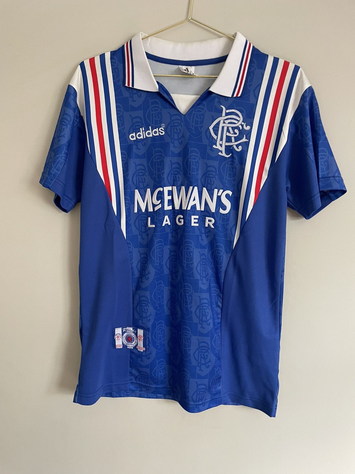 Adidas Glasgow Rangers Adidas Paul Gascoigne Shirt | Grailed