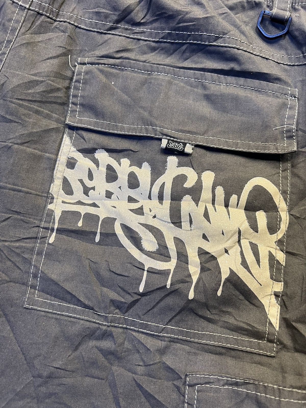 Fubu Vintage Y2K Bobby Gang JNCO Skater Cargo Jorts Shorts Baggy Size US 36 / EU 52 - 5 Thumbnail