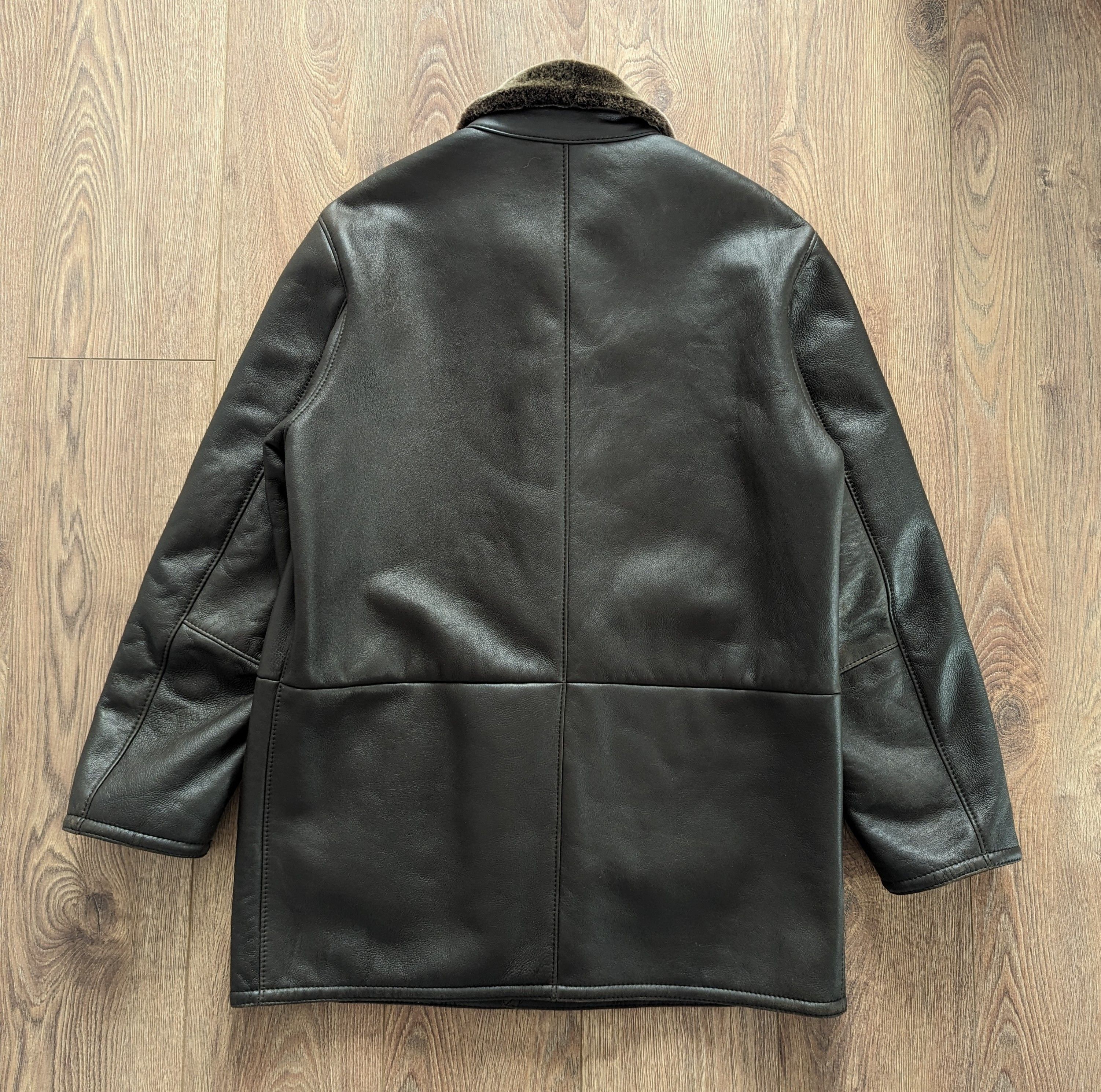 Hugo Boss HUGO BOSS Spanish Merino Lamb Brown Shearling Luxury Brand Size US L / EU 52-54 / 3 - 17 Thumbnail