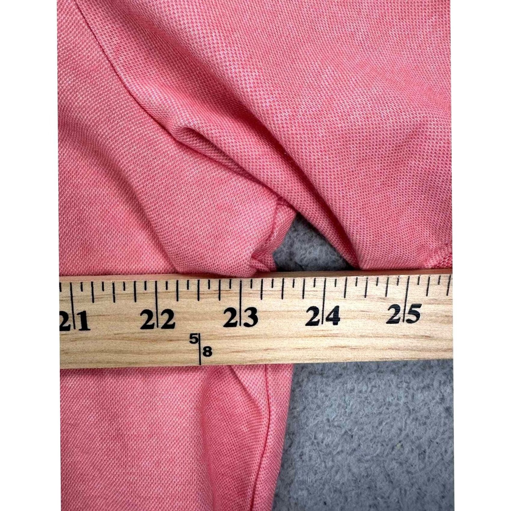 Tommy Bahama Tommy Bahama Polo Shirt Mens XL Pink Short Sleeve Logo Rugby Casual Lightweight Breathable Easy Care Collared Solid Pattern Preppy Size US XL / EU 56 / 4 - 7 Thumbnail