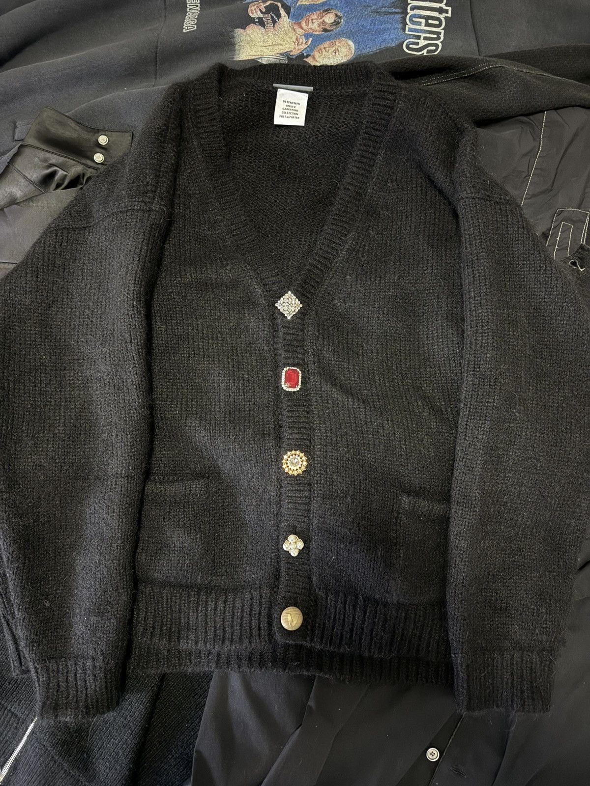 Vetements VETEMENTS ' FANCY BUTTON ' CARDIGAN Size US XS / EU 42 / 0 - 1 Thumbnail