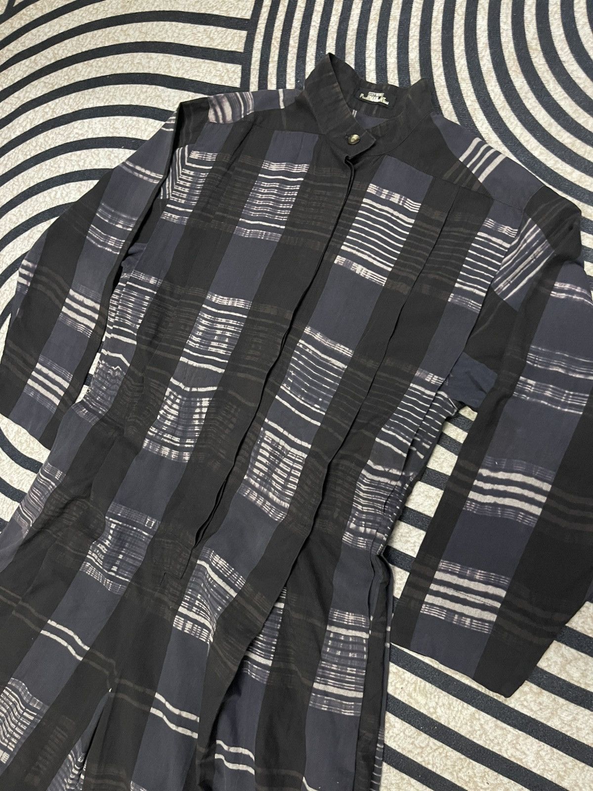 Issey Miyake 80s ISSEY MIYAKE PERMANENTE PLAID PATTERN JUMPSUITS RARE Size US M / EU 48-50 / 2 - 10 Thumbnail