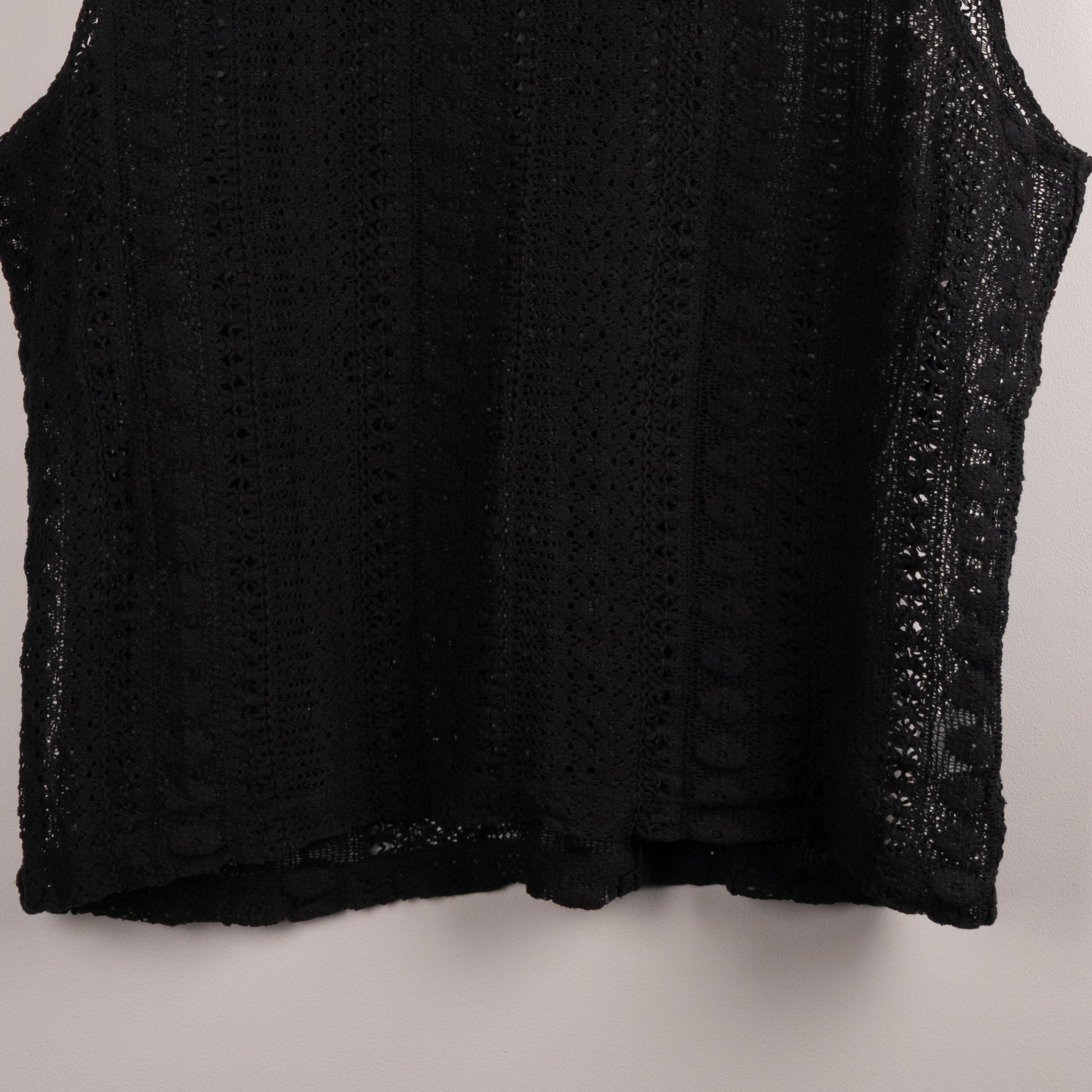 Our Legacy Our Legacy SS21 Box Crochet Vest Black Size US M / EU 48-50 / 2 - 5 Thumbnail