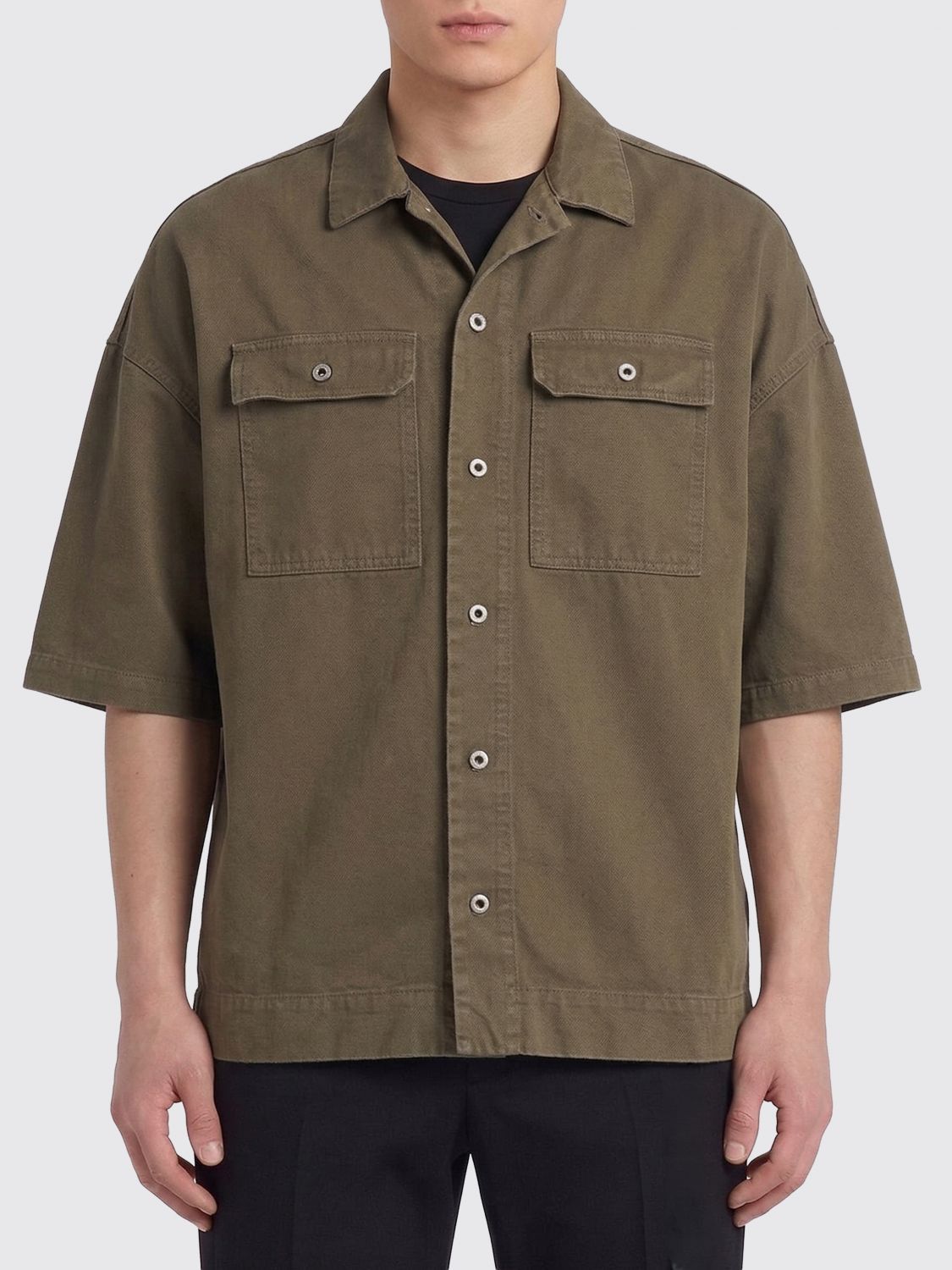 Rick Owens Drkshdw Rick Owens Drkshdw Shirt Men Grey Size US L / EU 52-54 / 3 - 1 Thumbnail