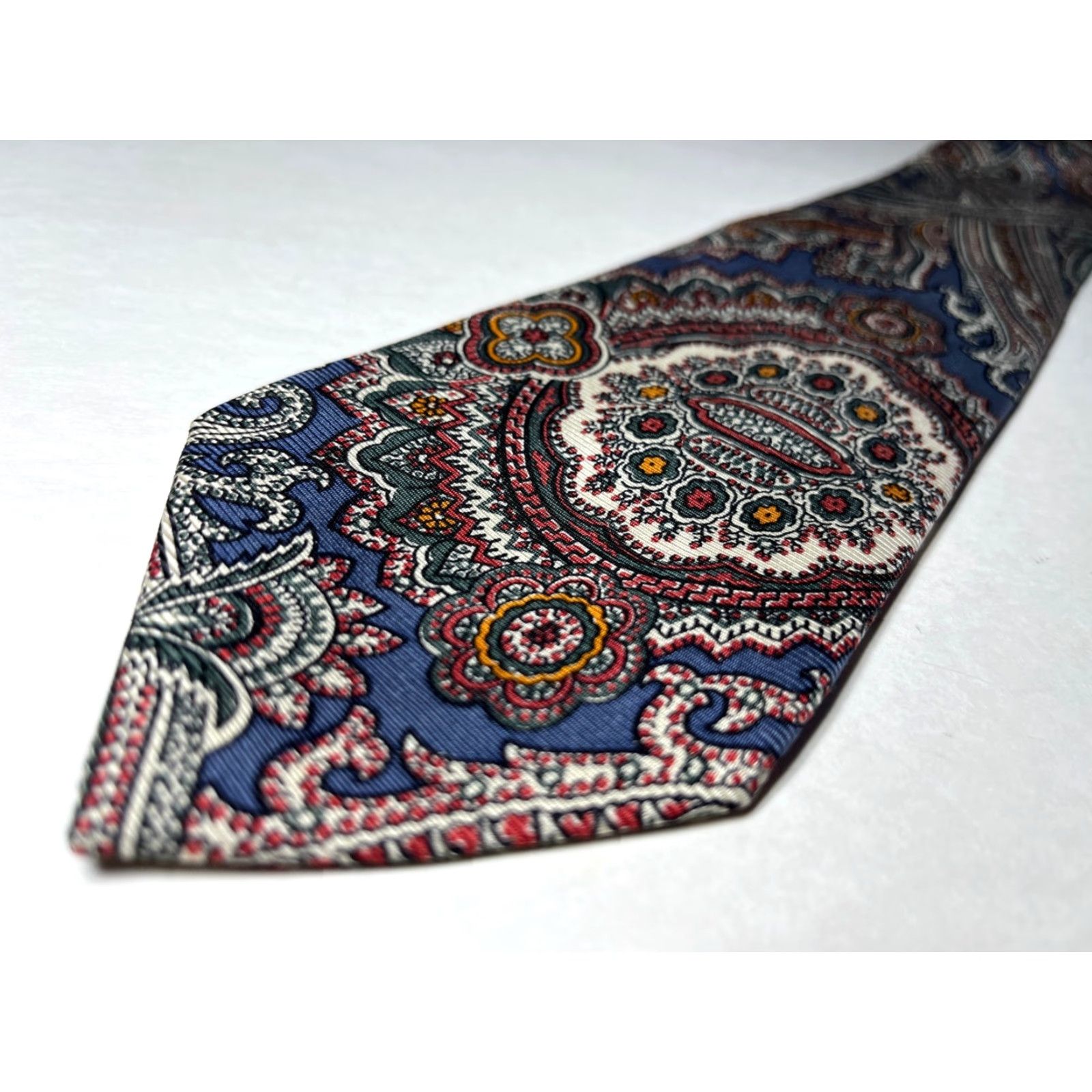 Polo Ralph Lauren VINTAGE Polo Ralph Lauren Men's Tie Silk Floral Paisley 100% Silk Made in USA Size US M / EU 48-50 / 2 - 5 Thumbnail