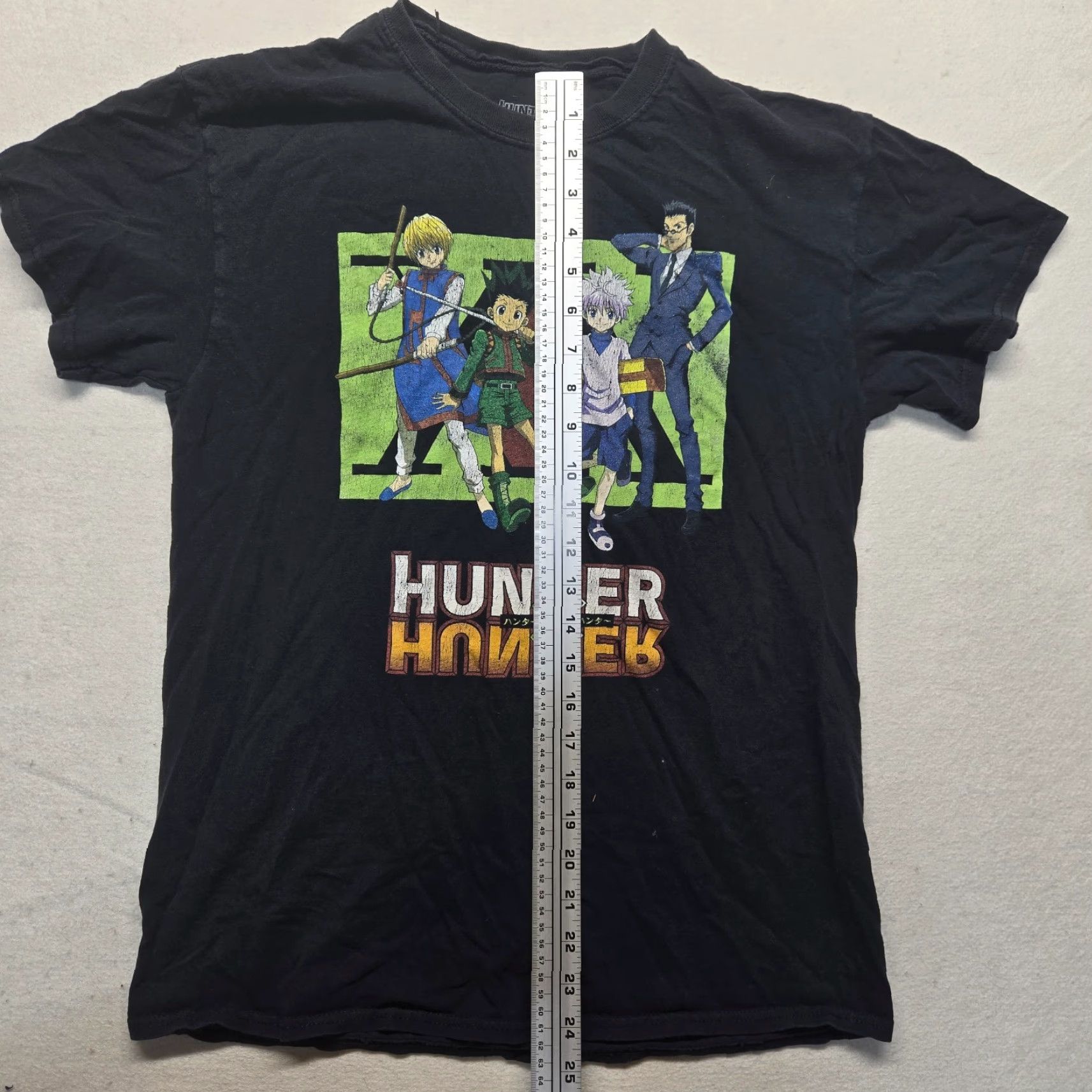 Hunter VINTAGE Hunter Manga Anime Black Short Sleeve T-Shirt Men Medium Cotton Jersey 90s Casual Size US M / EU 48-50 / 2 - 5 Thumbnail