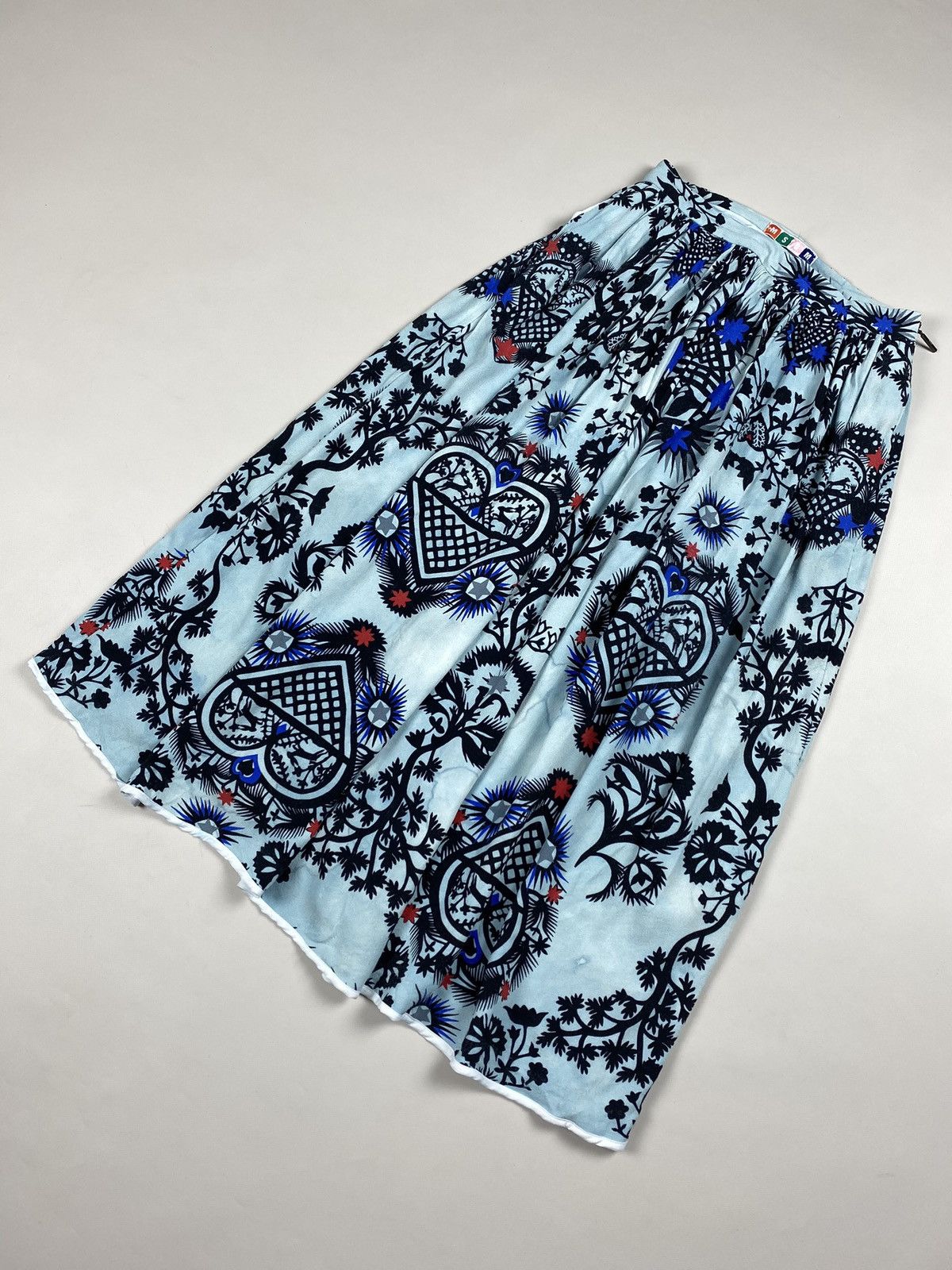 MSGM MSGM ladies overprinted viscose skirt size 40 / L Size 27" / US 4 / IT 40 - 6 Thumbnail