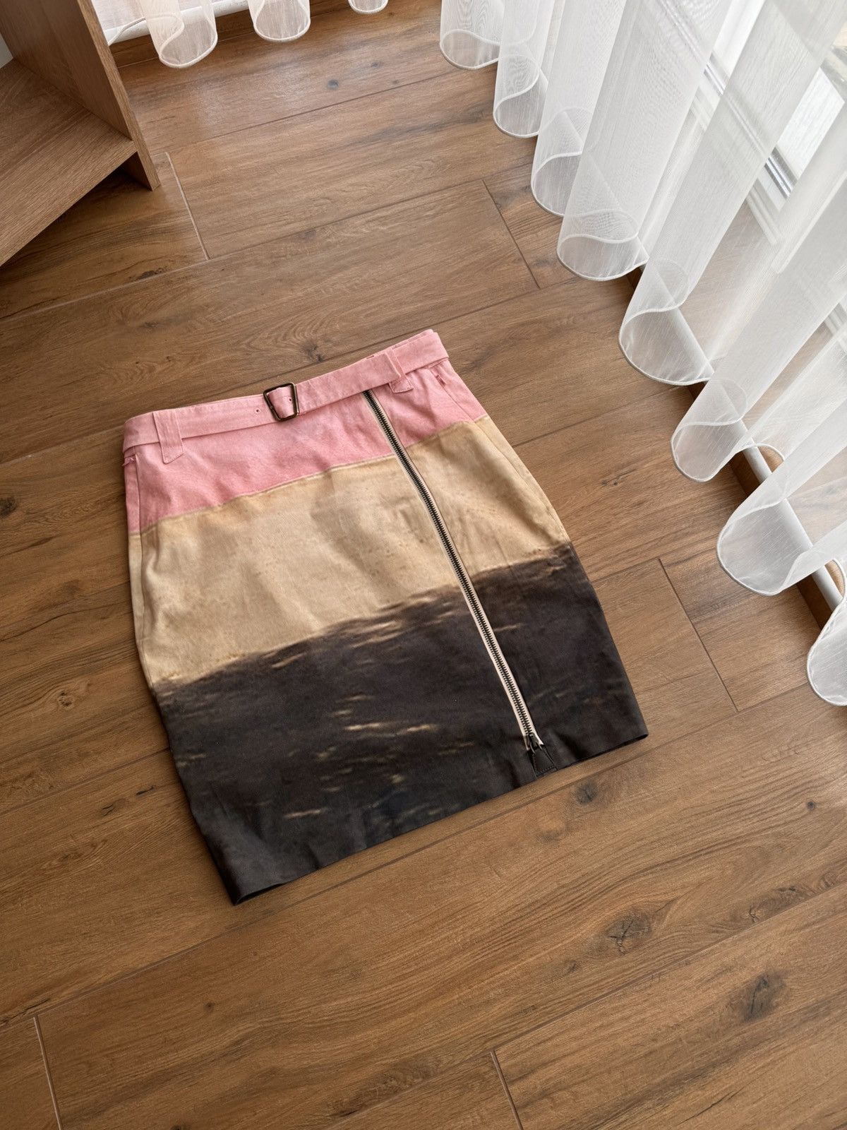 Akris × Vintage Akris Stable San Cristobal Straight Pink Zipper Skirt Size 27" / US 4 / IT 40 - 3 Thumbnail