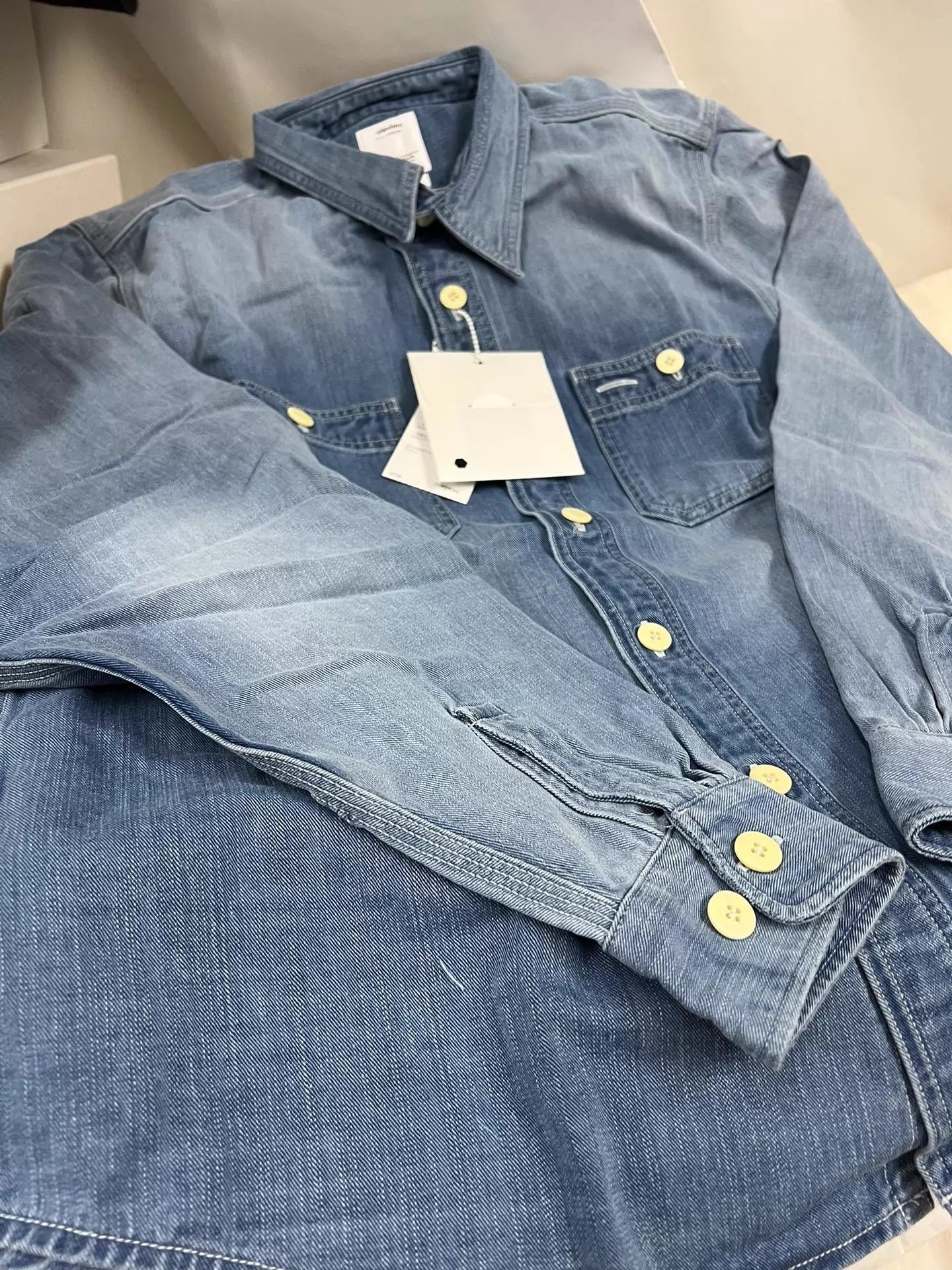 Visvim VISVIM 26SS LARRIKAN CRASH SHIRT INDIGO Size 1 Size US S / EU 44-46 / 1 - 2 Thumbnail