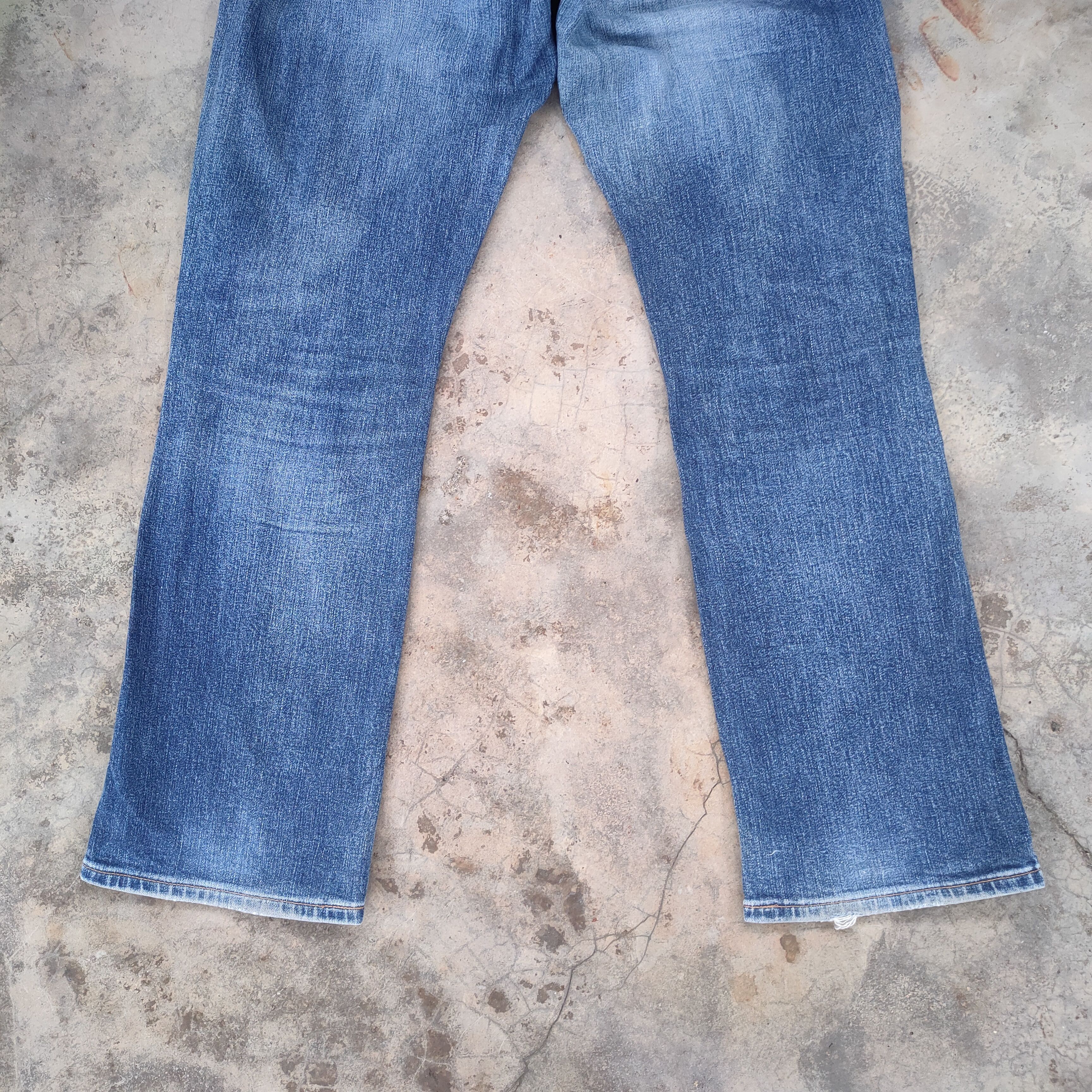 Wrangler W33 VINTAGE WRANGLER FADED DISTRESSED JEANS DENIM PANTS Size US 33 - 10 Thumbnail