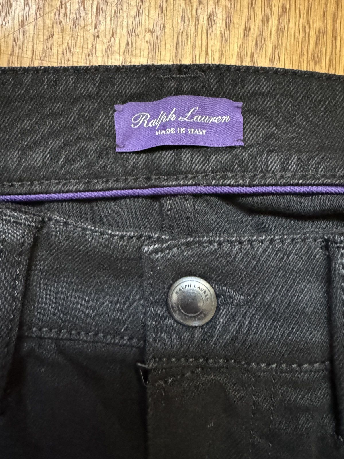 Ralph Lauren Purple Label Purple Label Ralph Lauren Skinny Moto Jeans Size US 30 / EU 46 - 3 Thumbnail