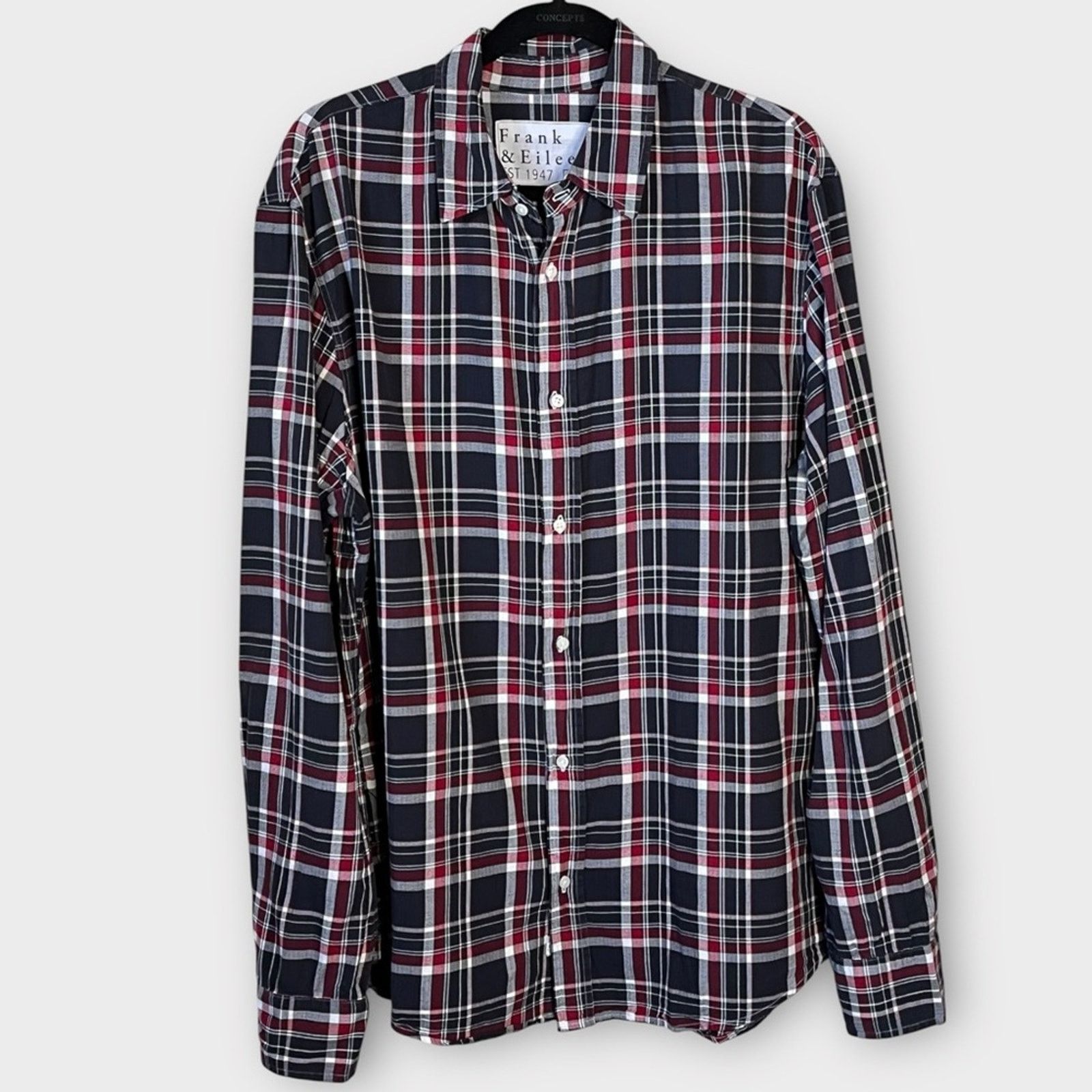 Frank & Eileen FRANK & EILEEN Plaid Button Down Shirt Men's Size XL Size US XL / EU 56 / 4 - 1 Thumbnail