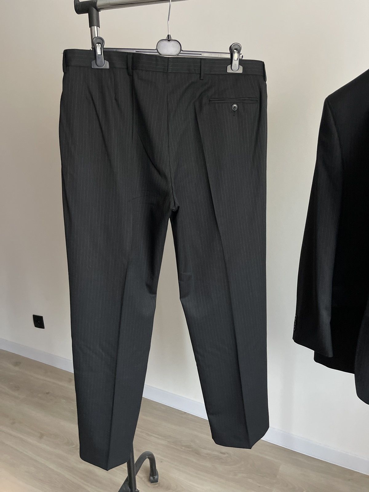 NEXT Next Super 100s Wool Pinstripe Suit blazer Pure New Wool 44R Size 44R - 11 Thumbnail