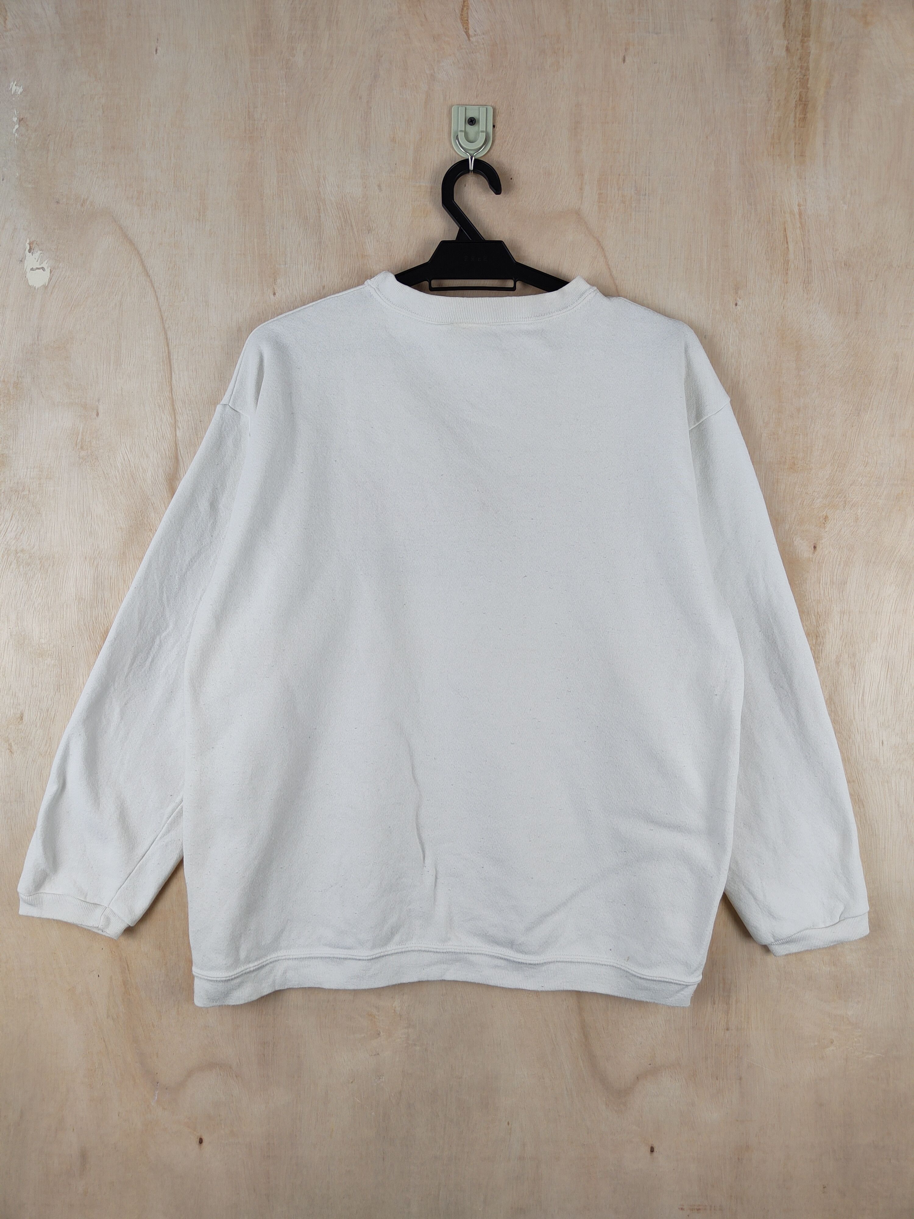 Georges Marciano Guess Georges Marciano vintage White Sweatshirts #S2468 Size M / US 6-8 / IT 42-44 - 8 Thumbnail