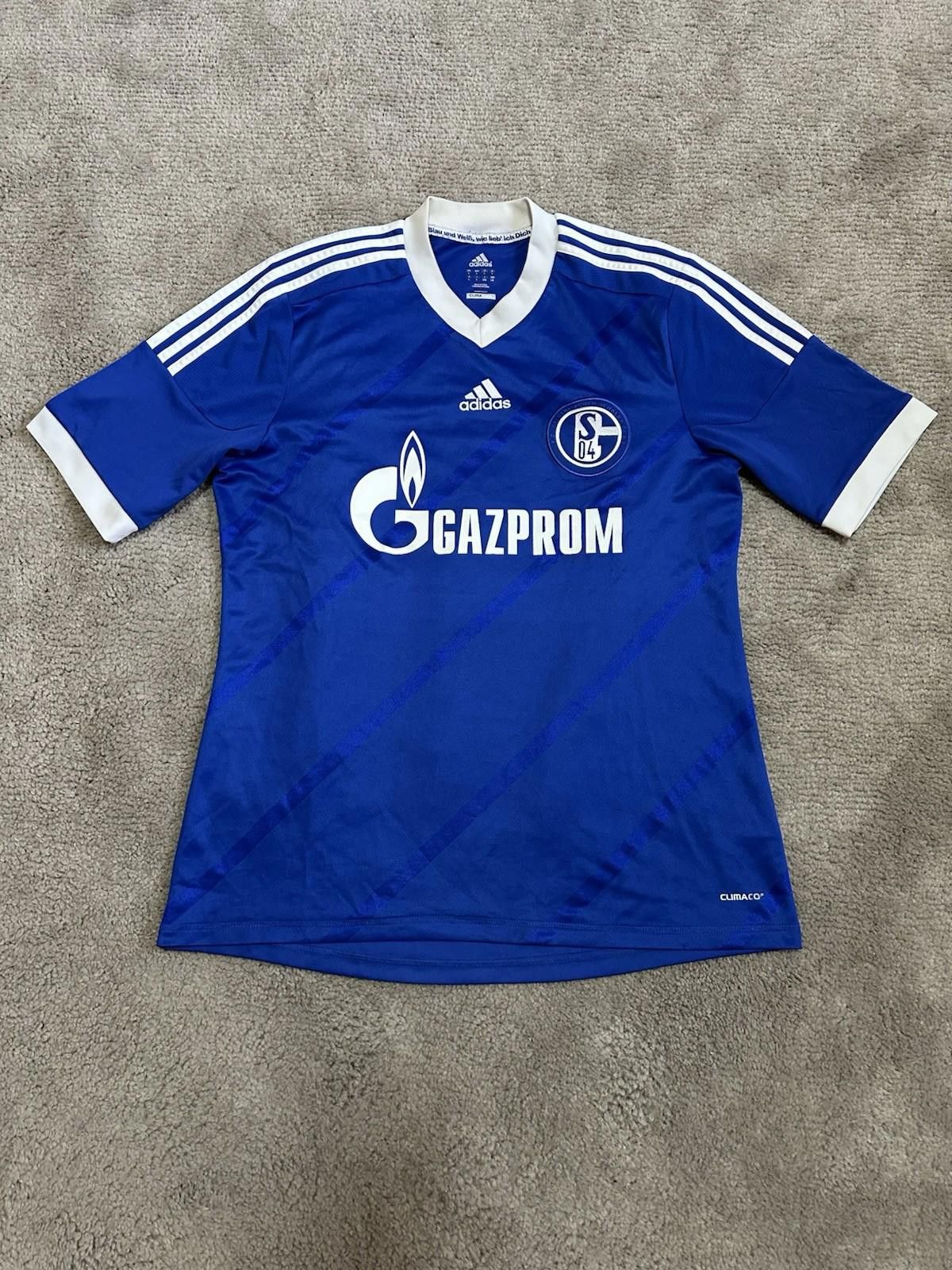 Adidas FC Schalke 04 Home 2012-2013 Football Shirt Soccer Jersey Size US L / EU 52-54 / 3 - 1 Thumbnail