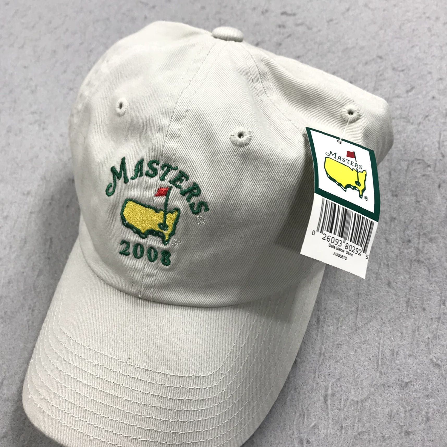 American Needle American Needle Masters Golf Hat Adult Beige One Size Adjustable Dad Cap Mens Size ONE SIZE - 3 Thumbnail
