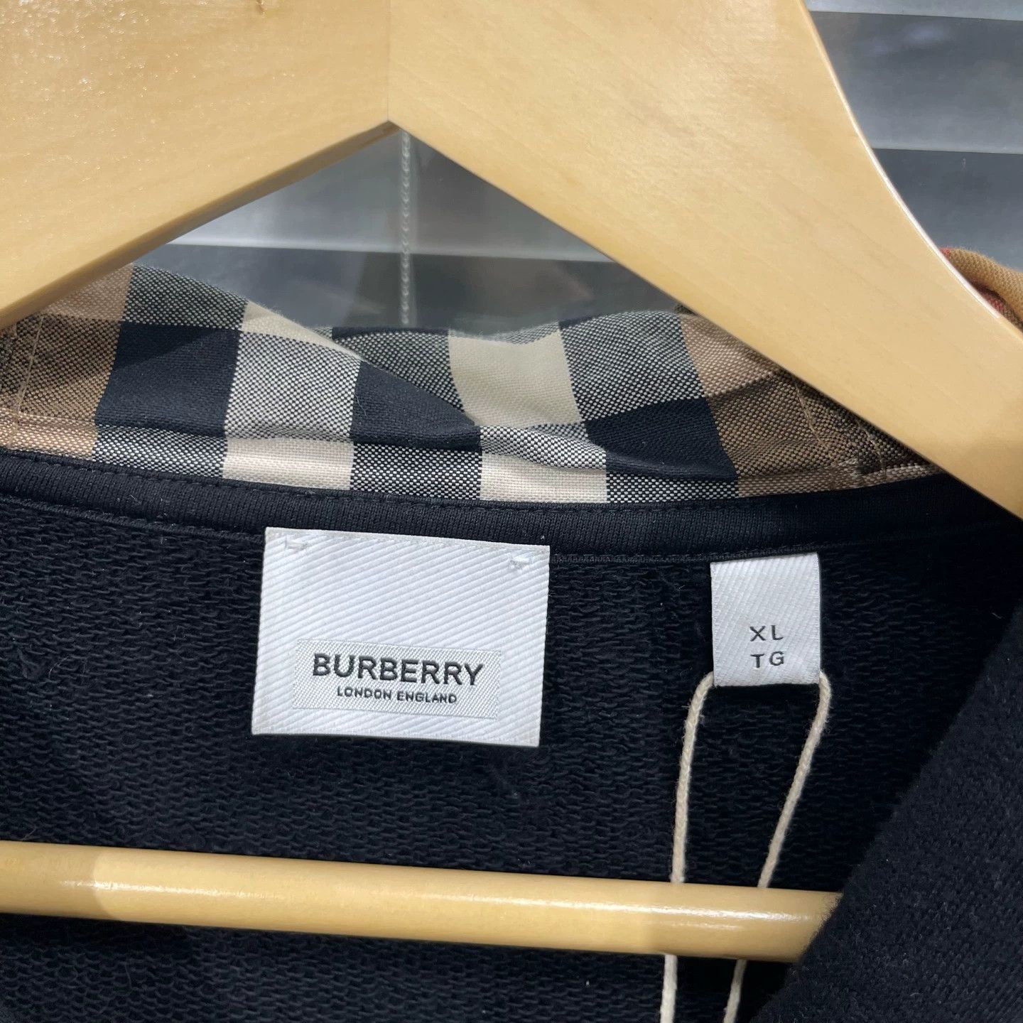 Burberry Burberry Check Zip Jkt Slogan Embroidery XL 99 New Size US XL / EU 56 / 4 - 3 Thumbnail