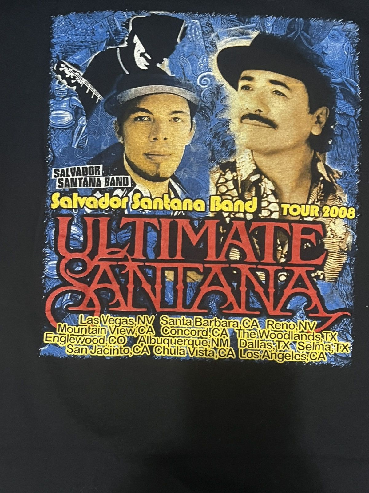 Band Tees × Vintage RARE- Vintage CARLOS SANTANA T- Shirt Size US L / EU 52-54 / 3 - 3 Thumbnail