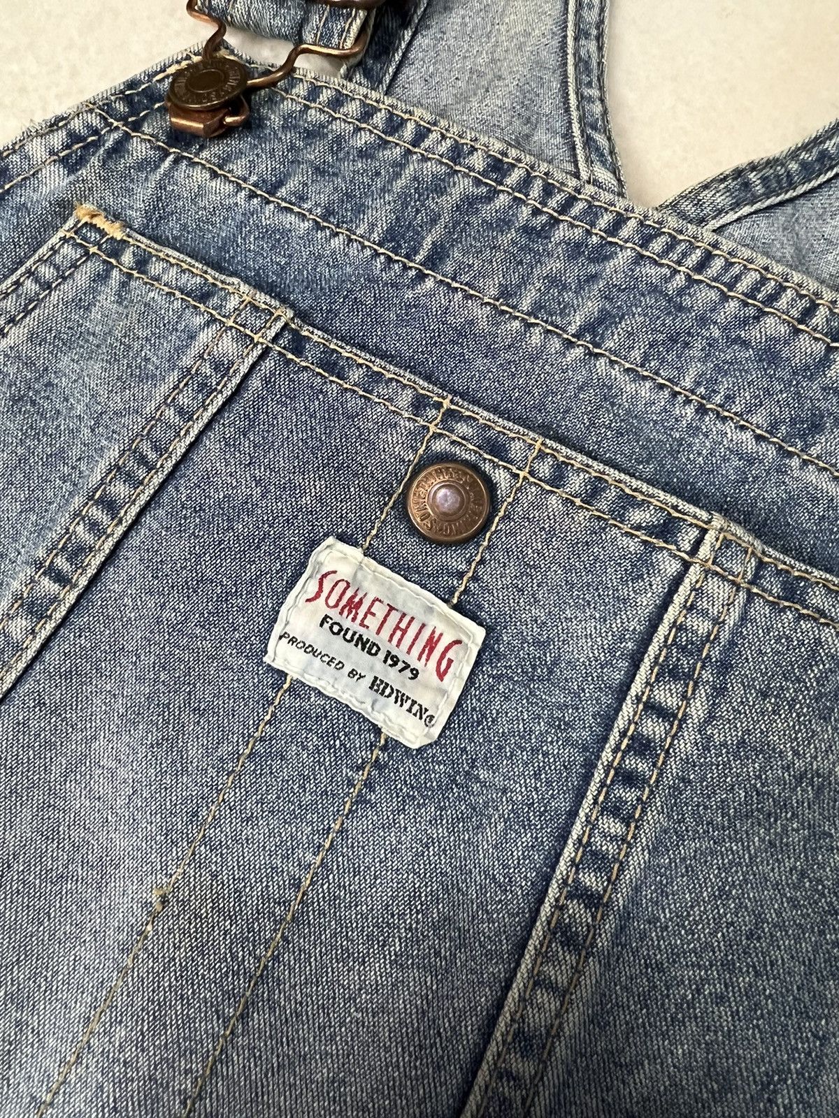 Edwin × If Six Was Nine Vintage 90’s Edwin Something Overall Jeans Size US 32 / EU 48 - 8 Thumbnail