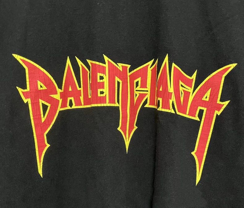 Balenciaga Balenciaga Old splash-ink lightning logo short sleeve Size US S / EU 44-46 / 1 - 3 Thumbnail