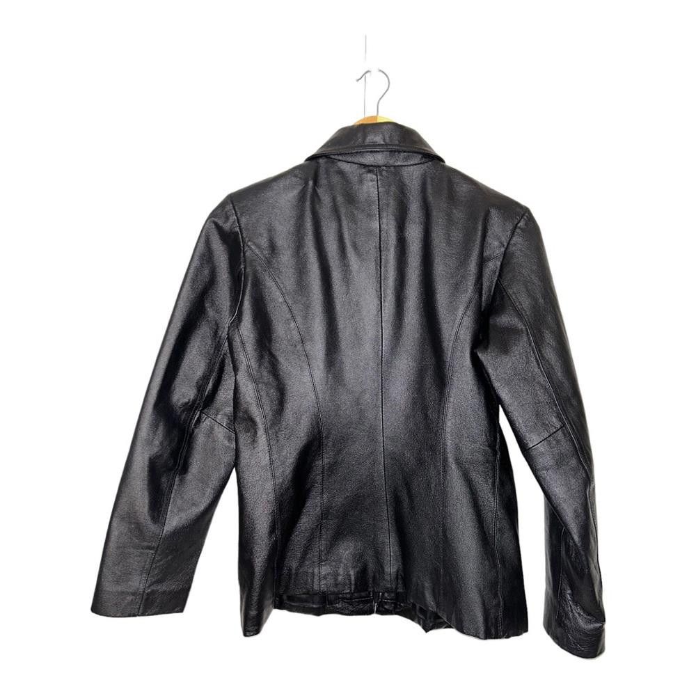 Worthington Worthington l Fitted Leather Jacket Size SP Size S / US 4 / IT 40 - 2 Thumbnail