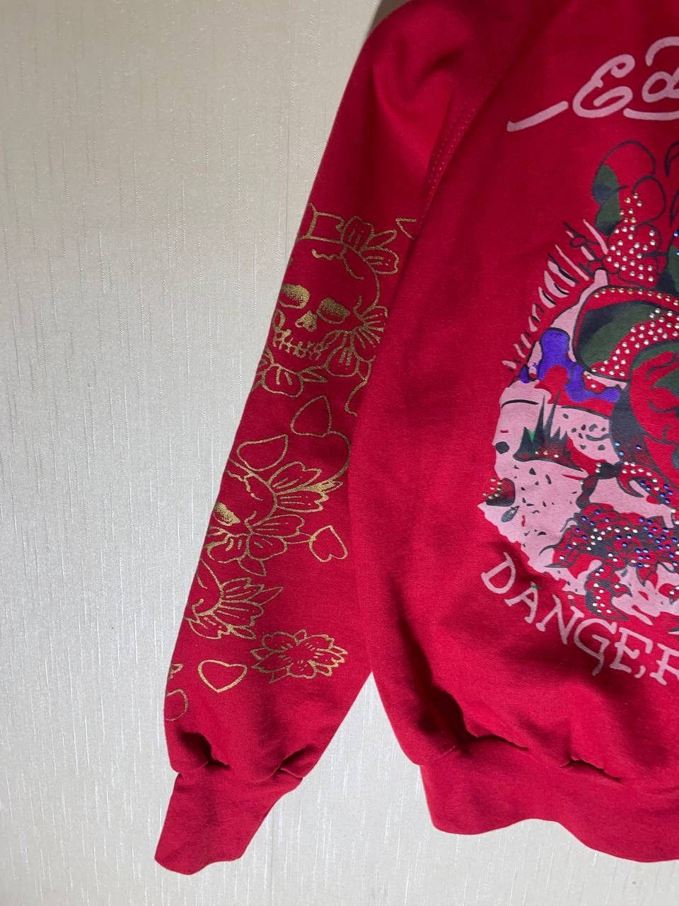 Christian Audigier × Ed Hardy × Vintage Don Ed Hardy Designs Vintage Zip Up Hoodie Size S / US 4 / IT 40 - 5 Thumbnail