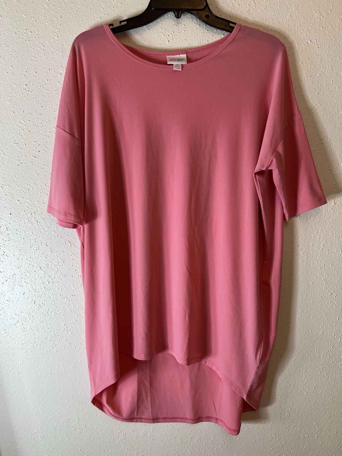 Designer LuLaRoe Tunic Blouse size M Pink Dolman Sleeve Stretch Size M / US 6-8 / IT 42-44 - 1 Thumbnail