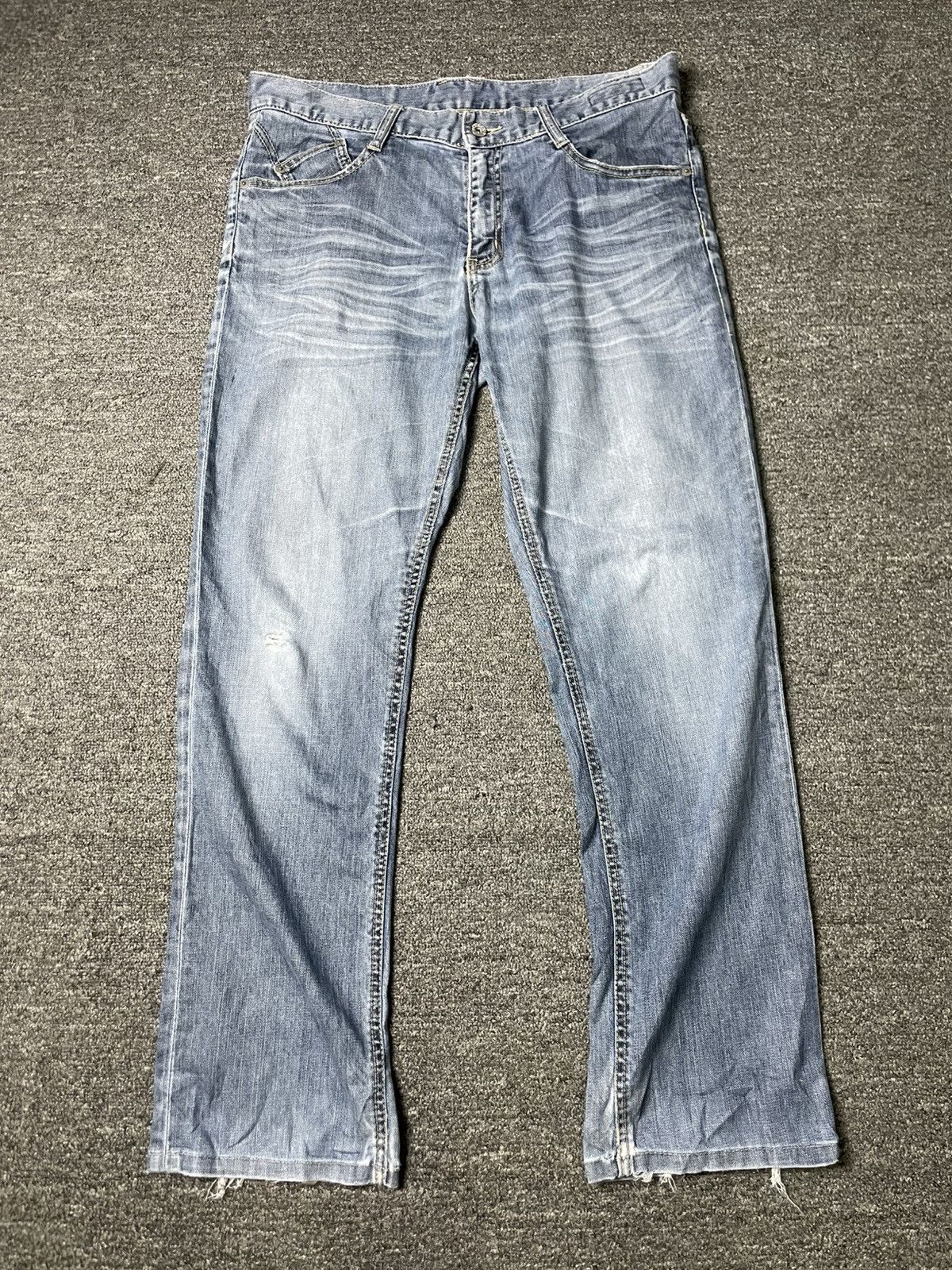 Japanese Brand × Michel Klein × Vintage Vintage MICHEL KLEIN Straight Cut Jeans (91) Size US 33 - 1 Thumbnail