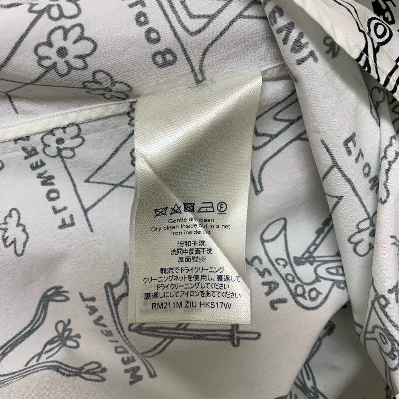 Louis Vuitton Louis Vuitton White gesture shirt 2503-Nextarrow Size US M / EU 48-50 / 2 - 4 Thumbnail