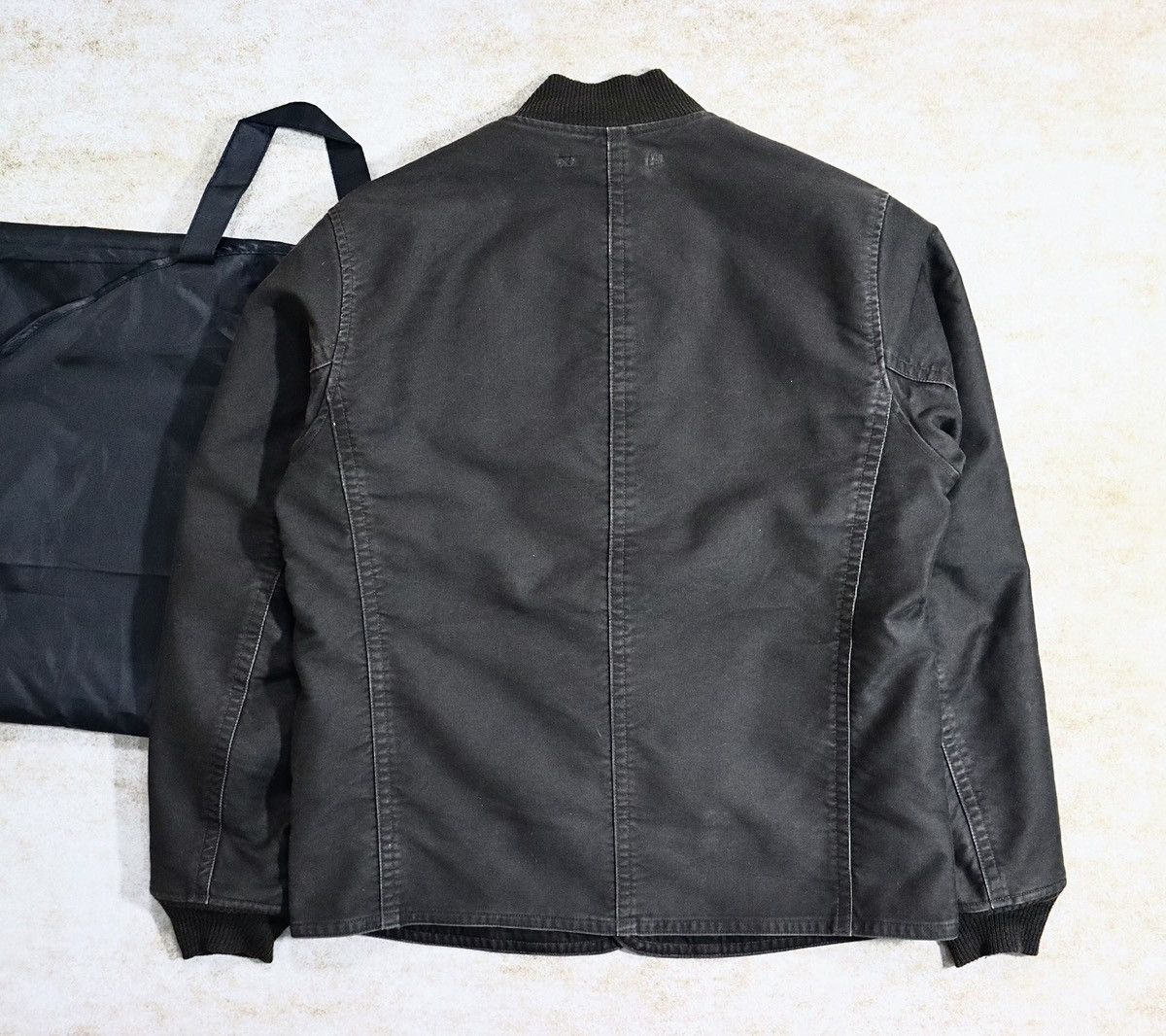 Ralph Lauren RRL Ralph Lauren Leather-Trim Cotton Bomber Jacket Size US M / EU 48-50 / 2 - 8 Thumbnail