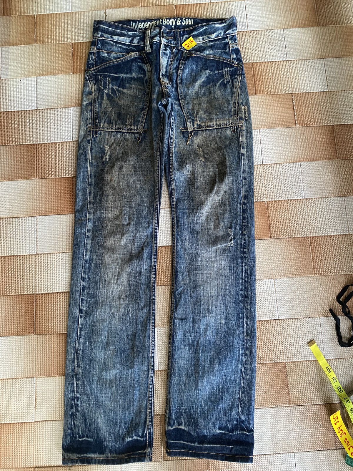 Beauty Beast × Hysteric Glamour × PPFM Vintage ibs straight cut denim Size US 32 / EU 48 - 2 Thumbnail