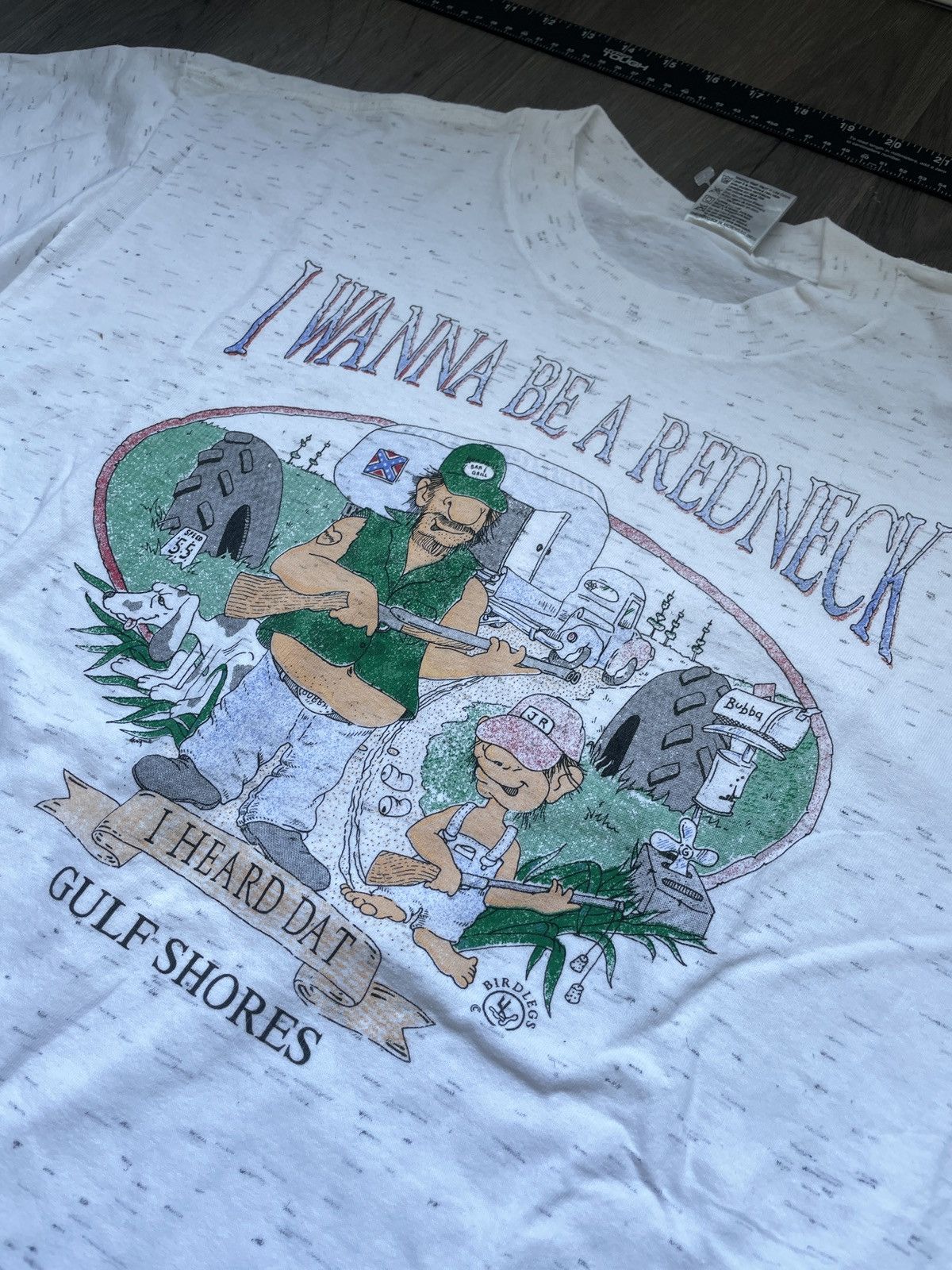 Vintage Vintage Oneita “I Wanna Be A Redneck” T-Shirt (Sz. XL) Size US XL / EU 56 / 4 - 2 Thumbnail