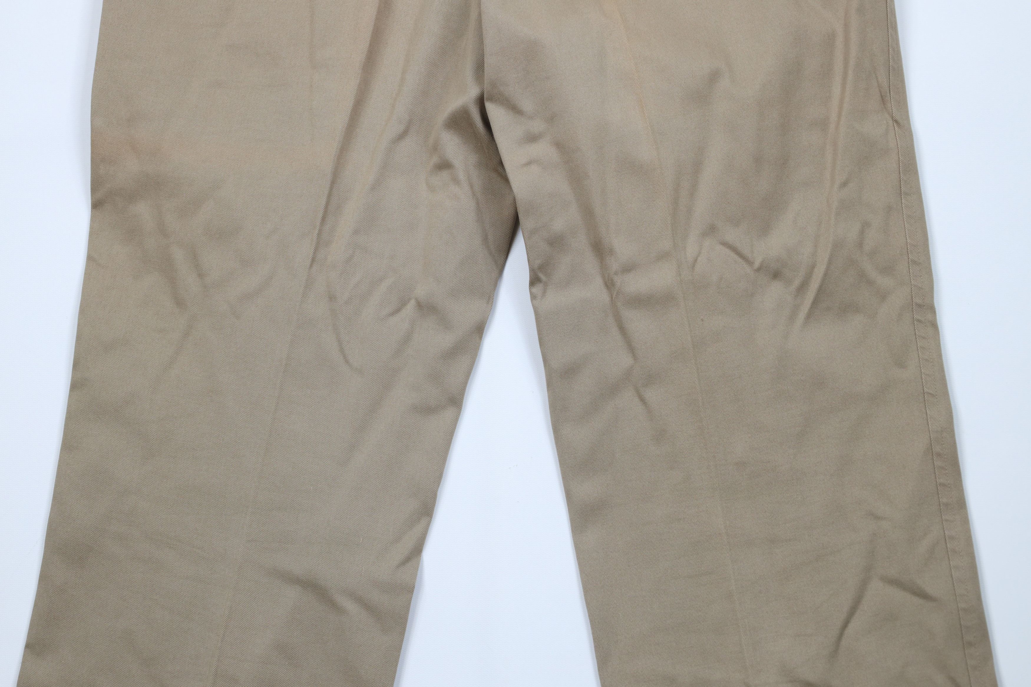 Lands' End Vintage 90s Lands End Wide Leg Heavyweight Chino Pants USA Size US 36 / EU 52 - 13 Thumbnail